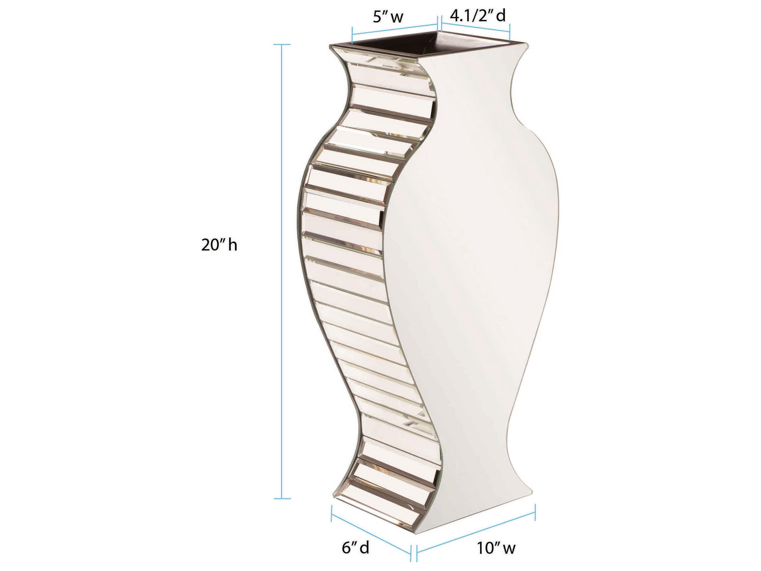 Howard Elliott Rounded Mirrored Vase