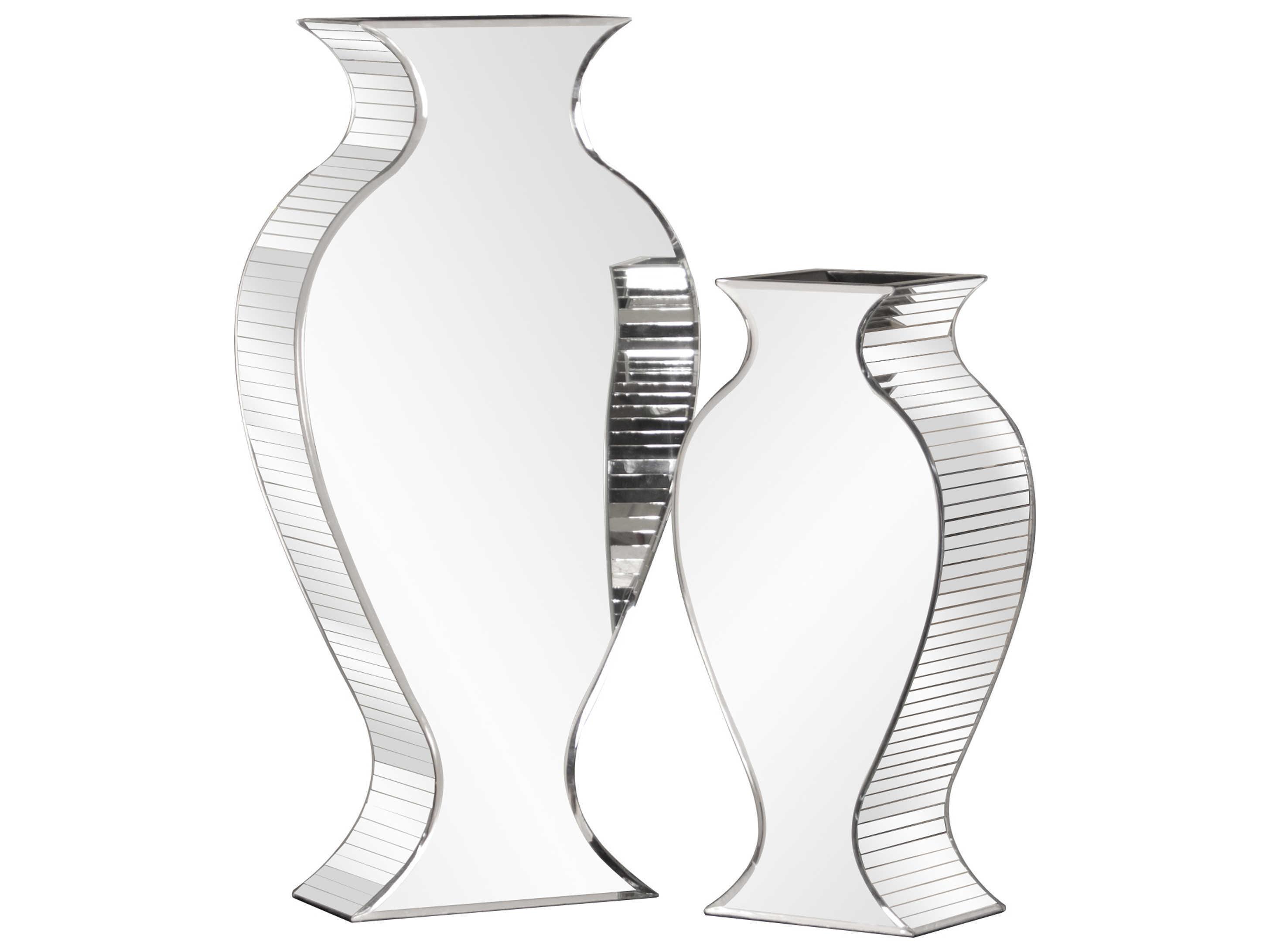 Howard Elliott Rounded Mirrored Vase