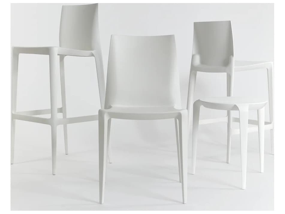 Heller Bellini Light Gray Counter Stool - Pack of 2