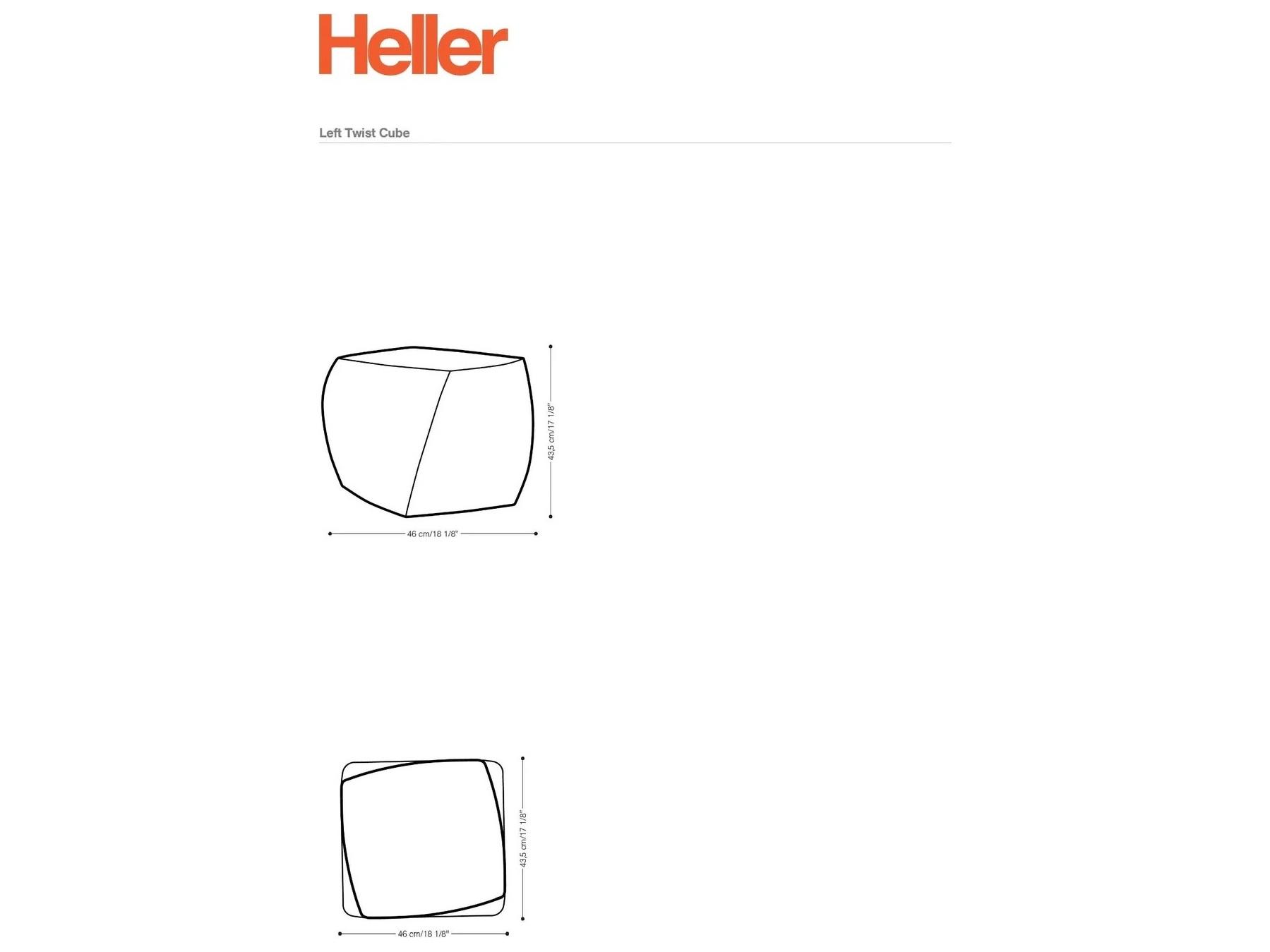 Heller Gehry White Plastic End Table