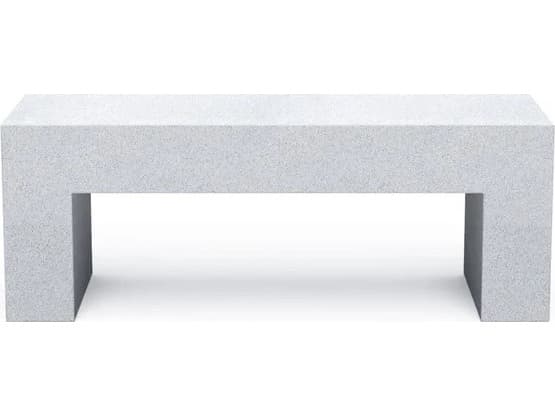 Heller Vignelli Stoned Gray Small Bench