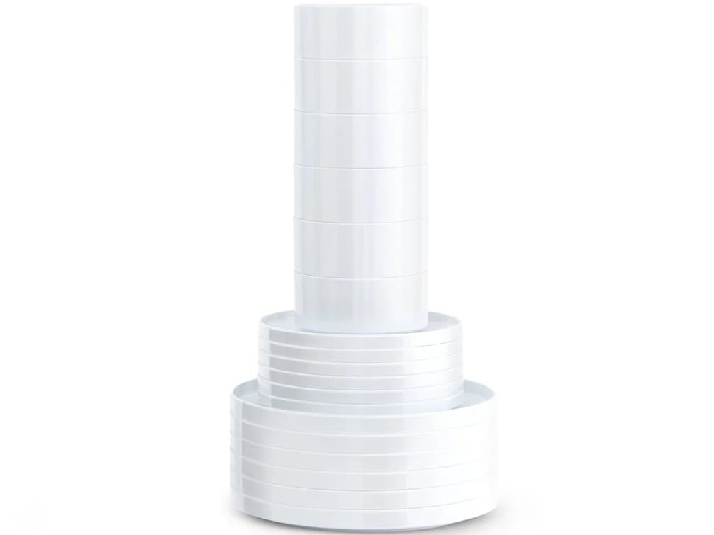 Heller Max White Dinnerware Kit 18 (6 dinner plates, 6 salad plates, 6 bowls)