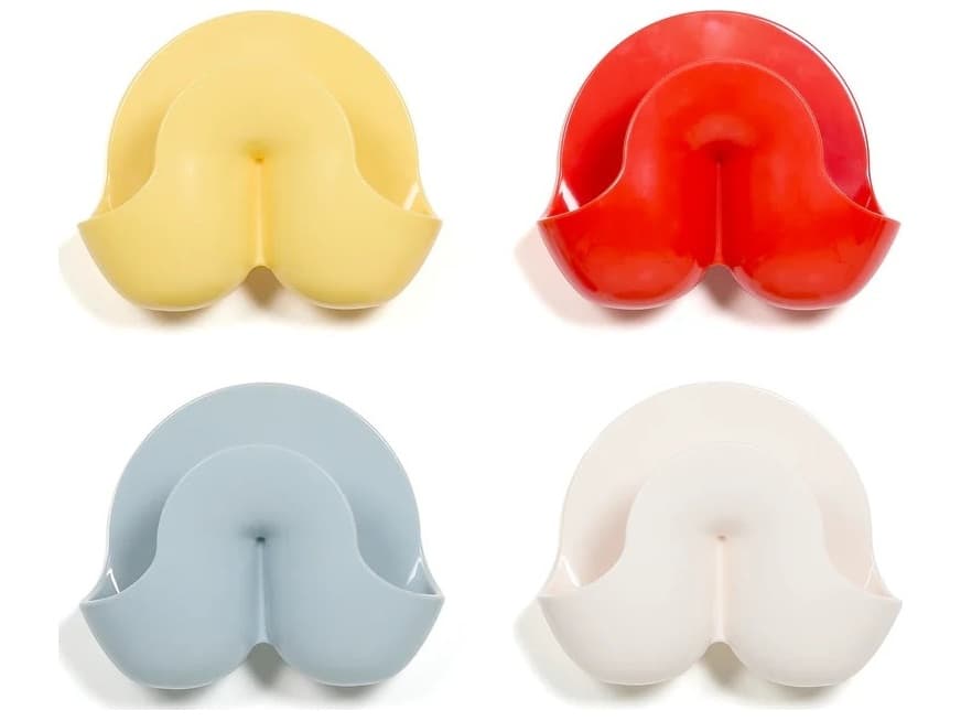 Heller Swell Light Blue Mini Wall Hook & Catchall