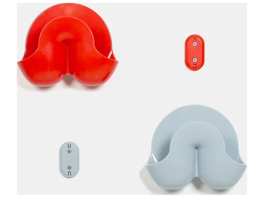 Heller Swell Light Blue Mini Wall Hook & Catchall