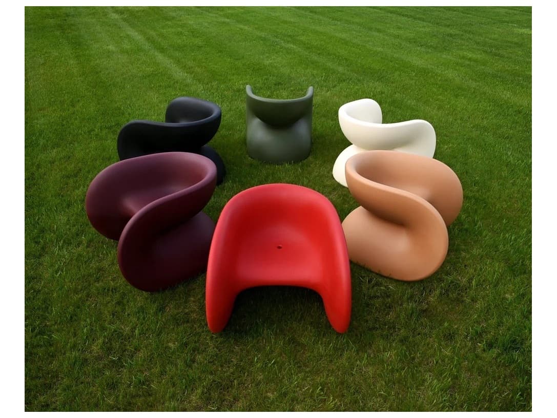 Heller Fortune Tomato Accent Chair