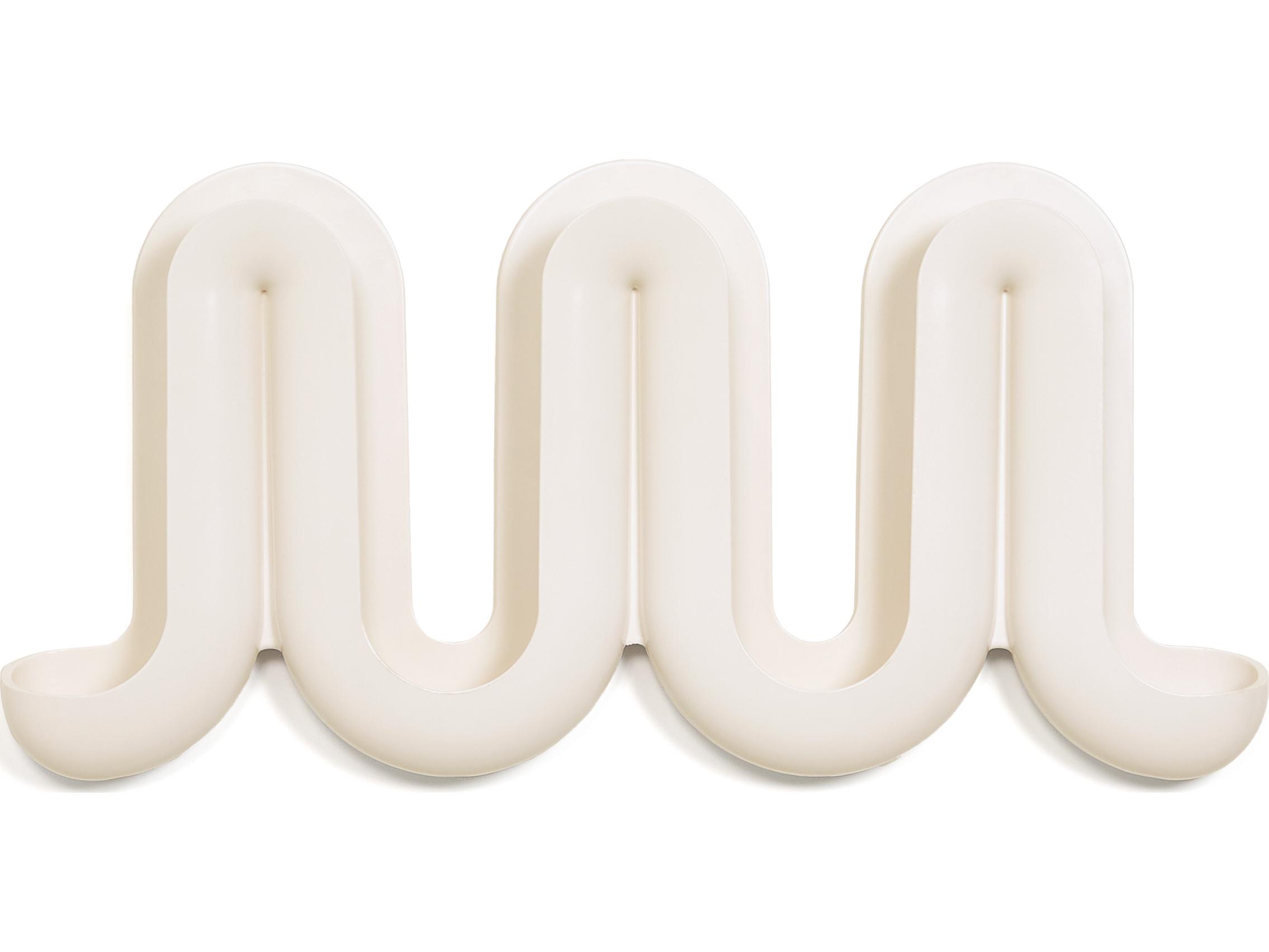 Heller Swell Wall Rack & Catchall - Cream