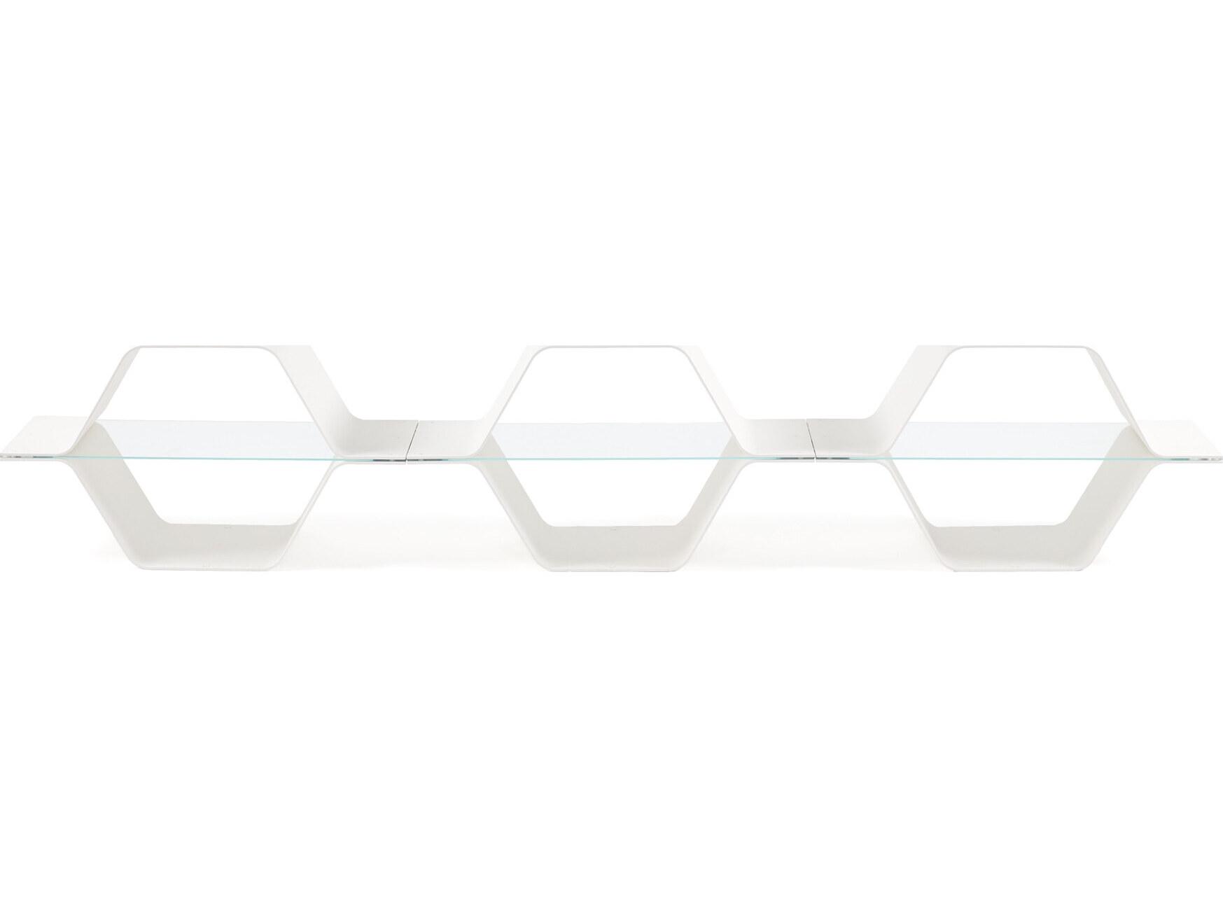 Heller Honeycomb Modular Shelving - White - Configuration C