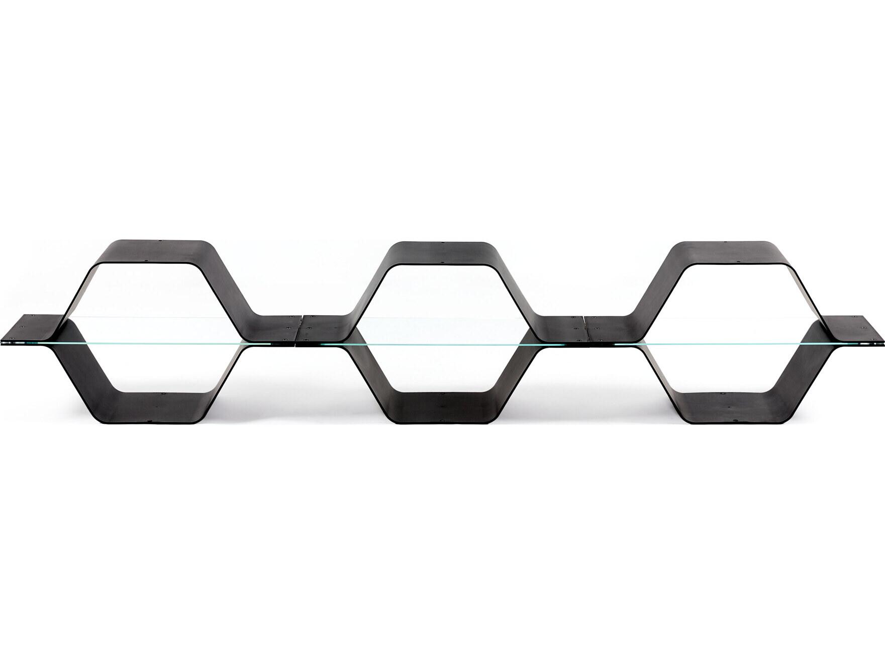 Heller Honeycomb Modular Shelving - Black - Configuration C
