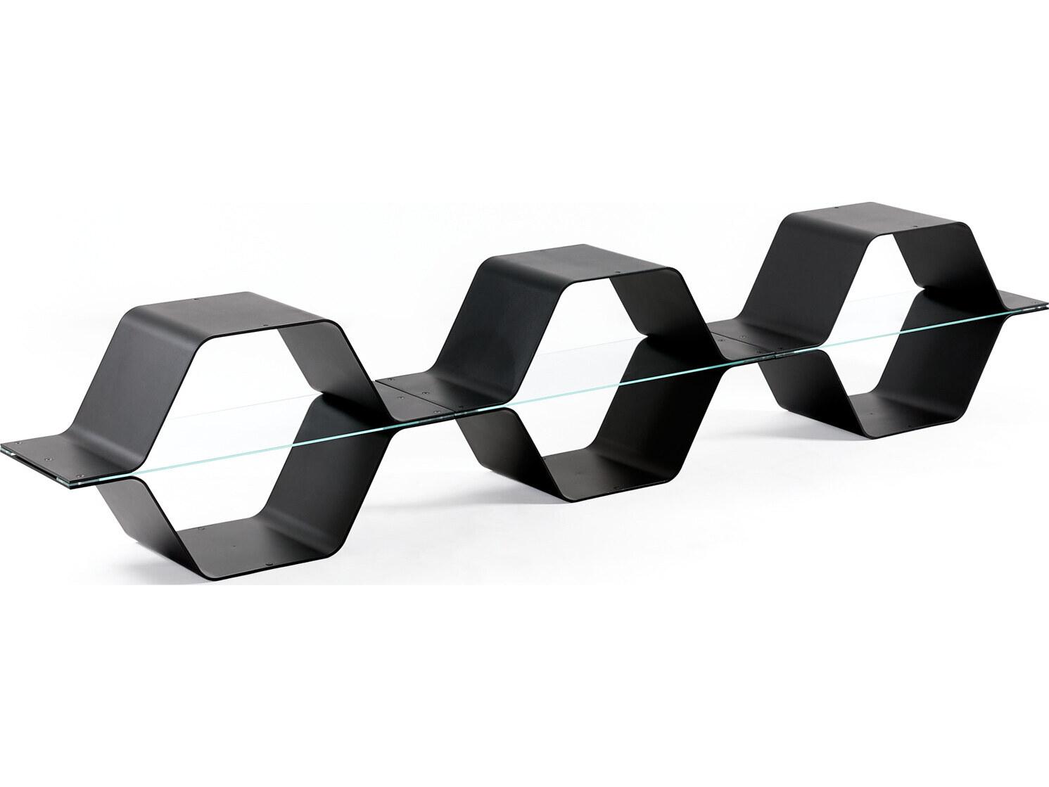 Heller Honeycomb Modular Shelving - Black - Configuration C