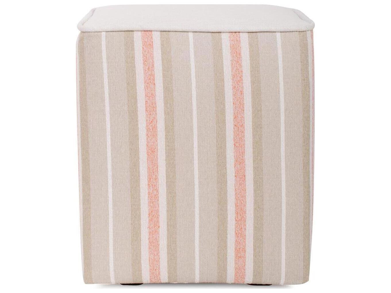 Howard Elliott Outdoor Universal Dune Terra Fabric Cushion Ottoman