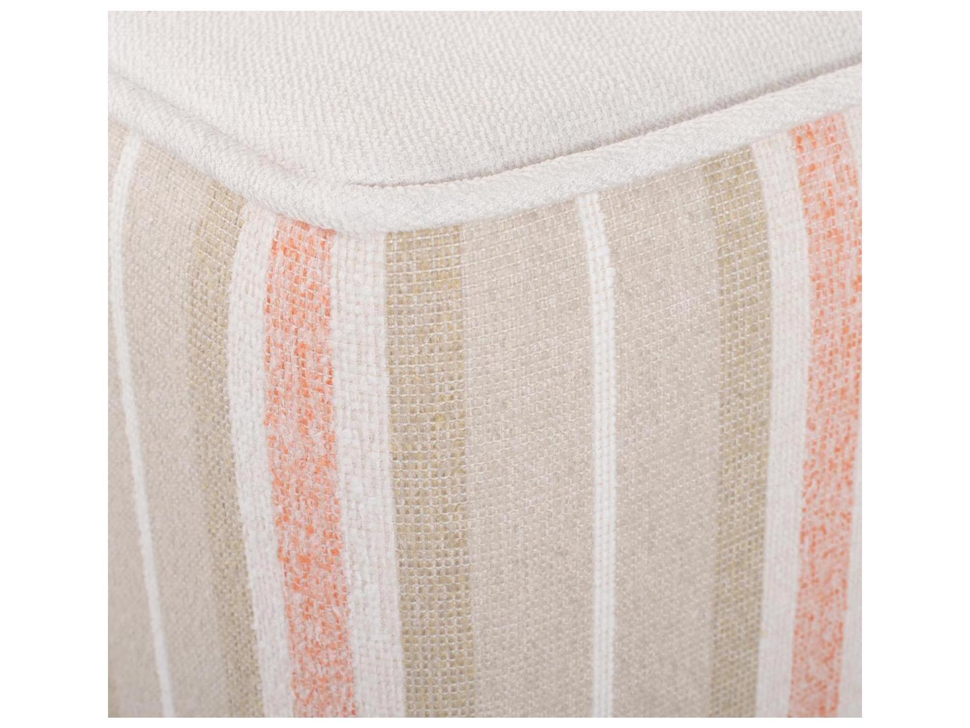 Howard Elliott Outdoor Universal Dune Terra Fabric Cushion Ottoman