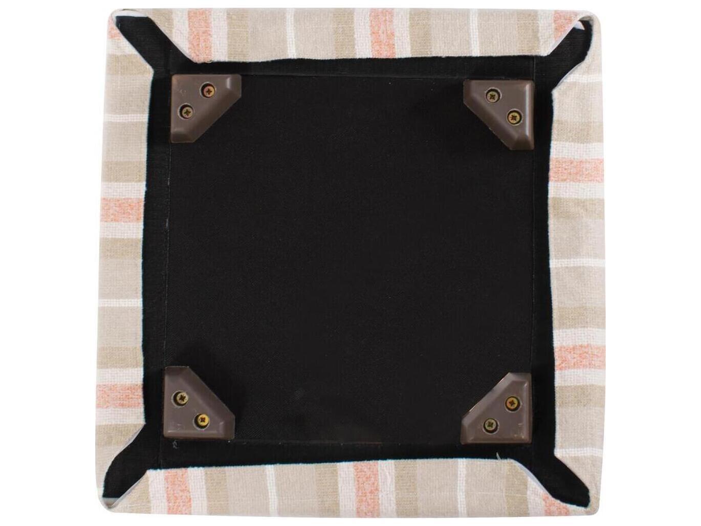 Howard Elliott Outdoor Universal Dune Terra Fabric Cushion Ottoman