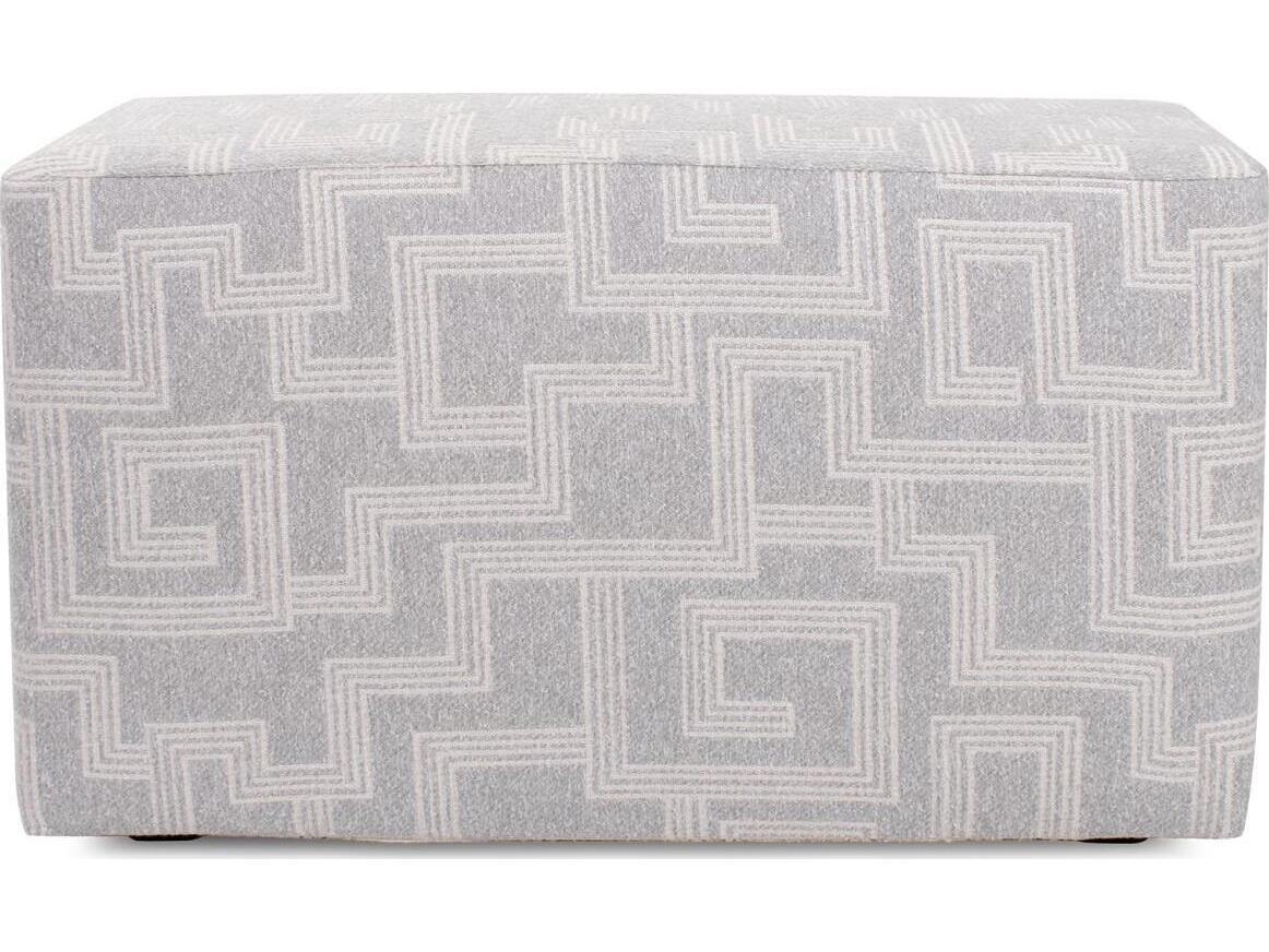 Howard Elliott Outdoor Universal Syros Fog Fabric Cushion Bench