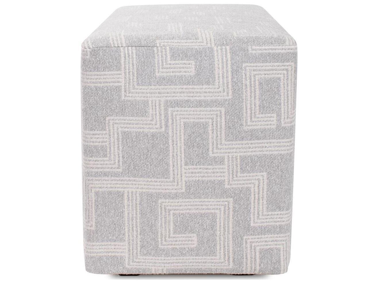 Howard Elliott Outdoor Universal Syros Fog Fabric Cushion Bench