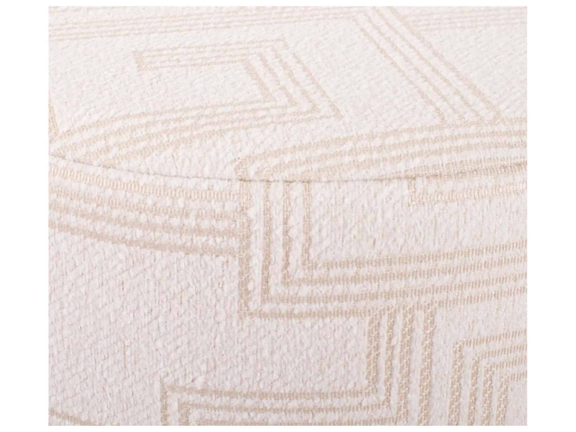 Howard Elliott Outdoor Universal Syros Natural Fabric Cushion Ottoman