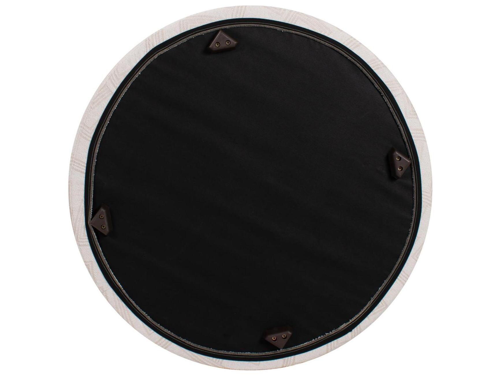 Howard Elliott Outdoor Universal Syros Natural Fabric Cushion Ottoman