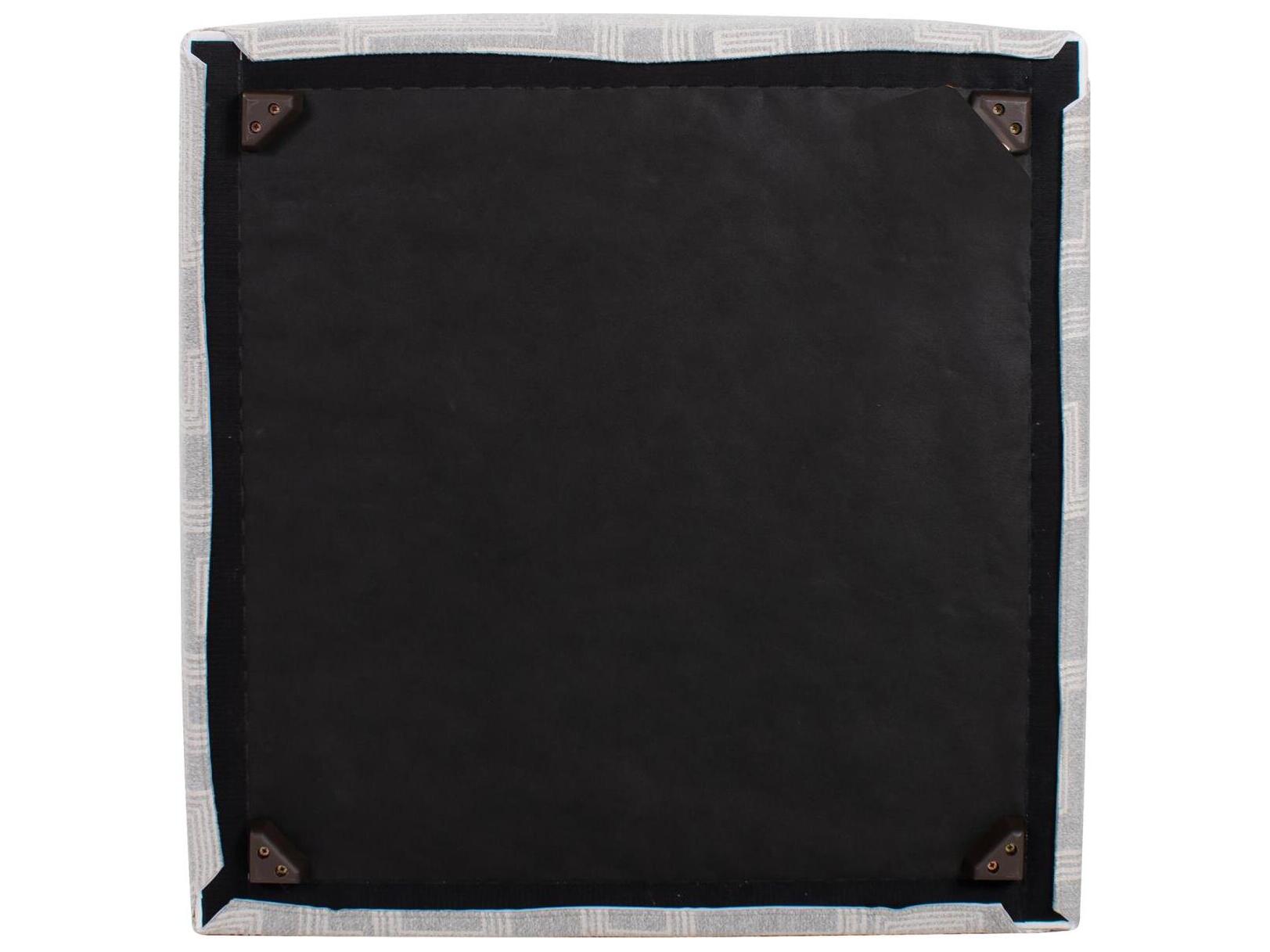 Howard Elliott Outdoor Universal Syros Fog Fabric Cushion Ottoman