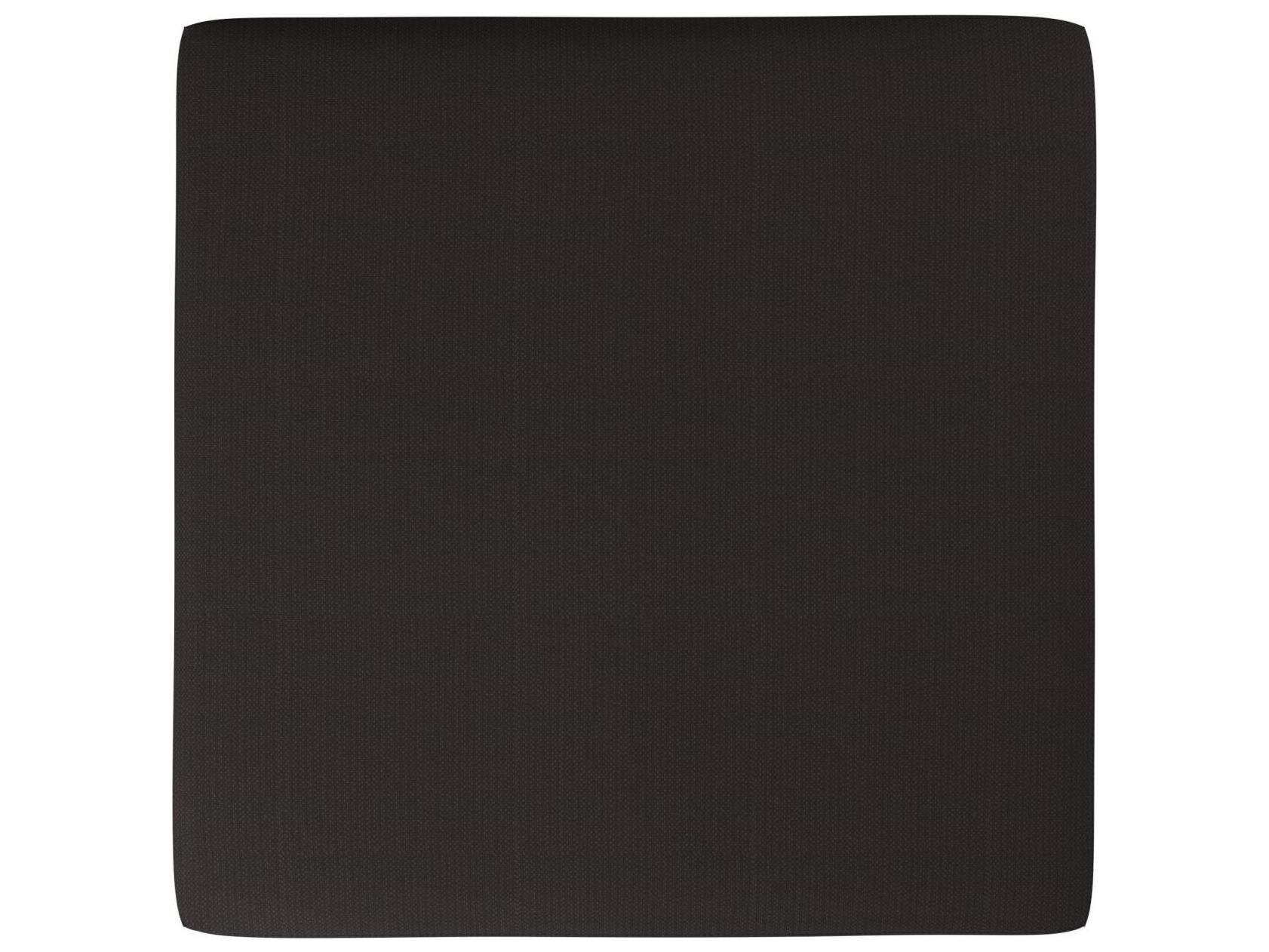 Howard Elliott Outdoor Universal Seascape Charcoal Fabric Cushion Ottoman