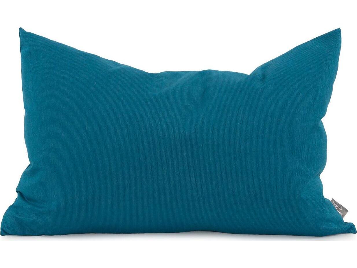 Howard Elliott Outdoor Seascape Turquoise Pillow