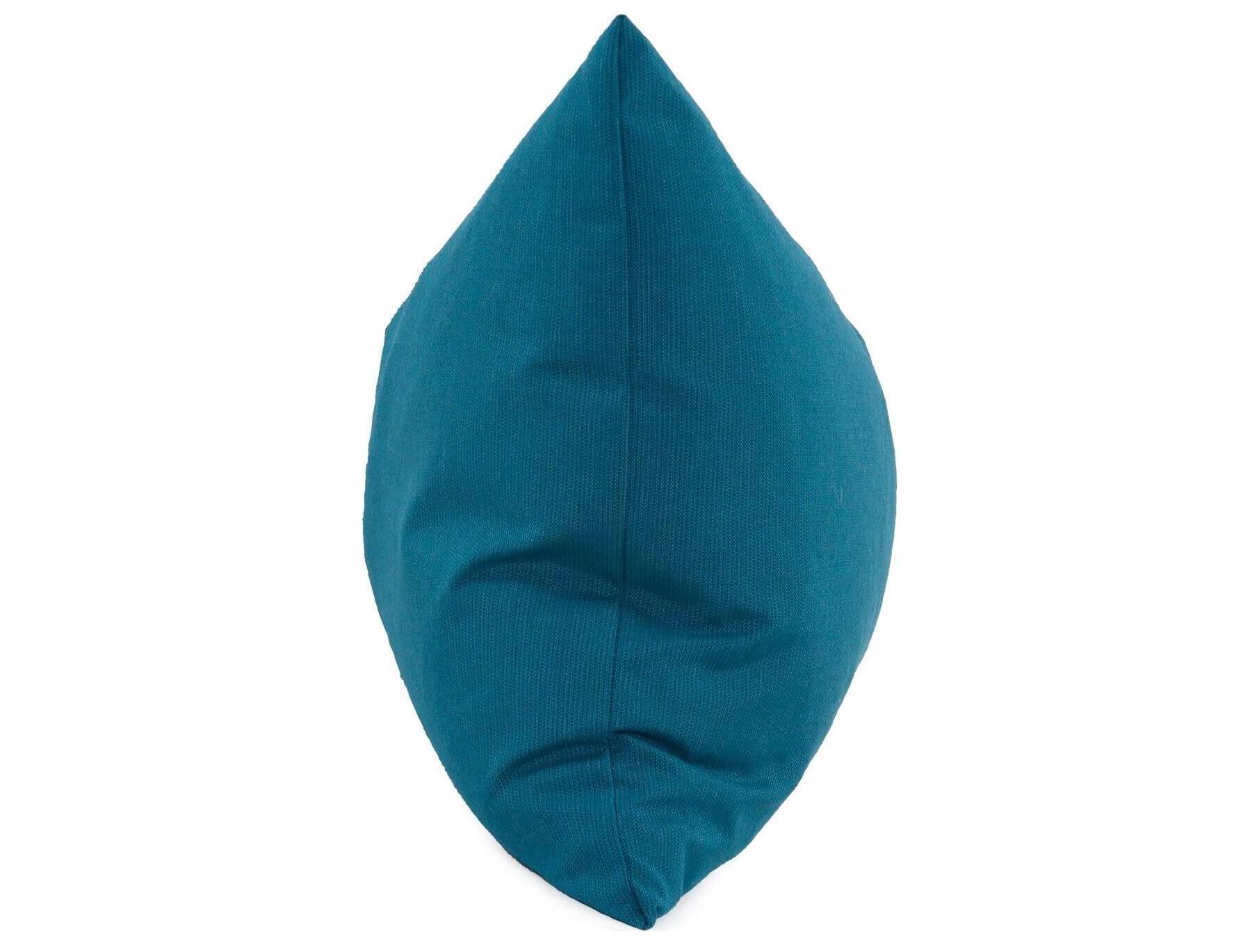 Howard Elliott Outdoor Seascape Turquoise Pillow