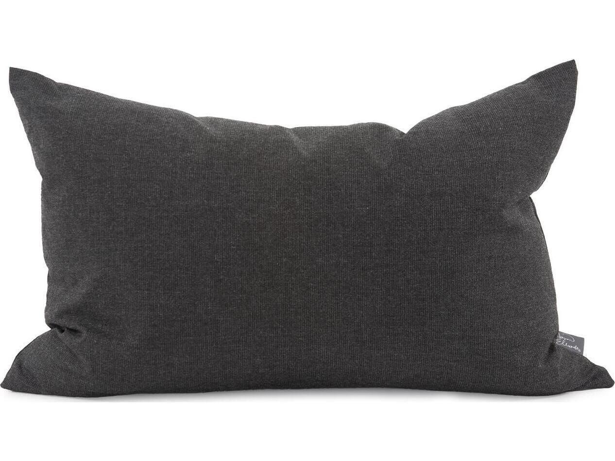 Howard Elliott Outdoor Seascape Charcoal Pillow
