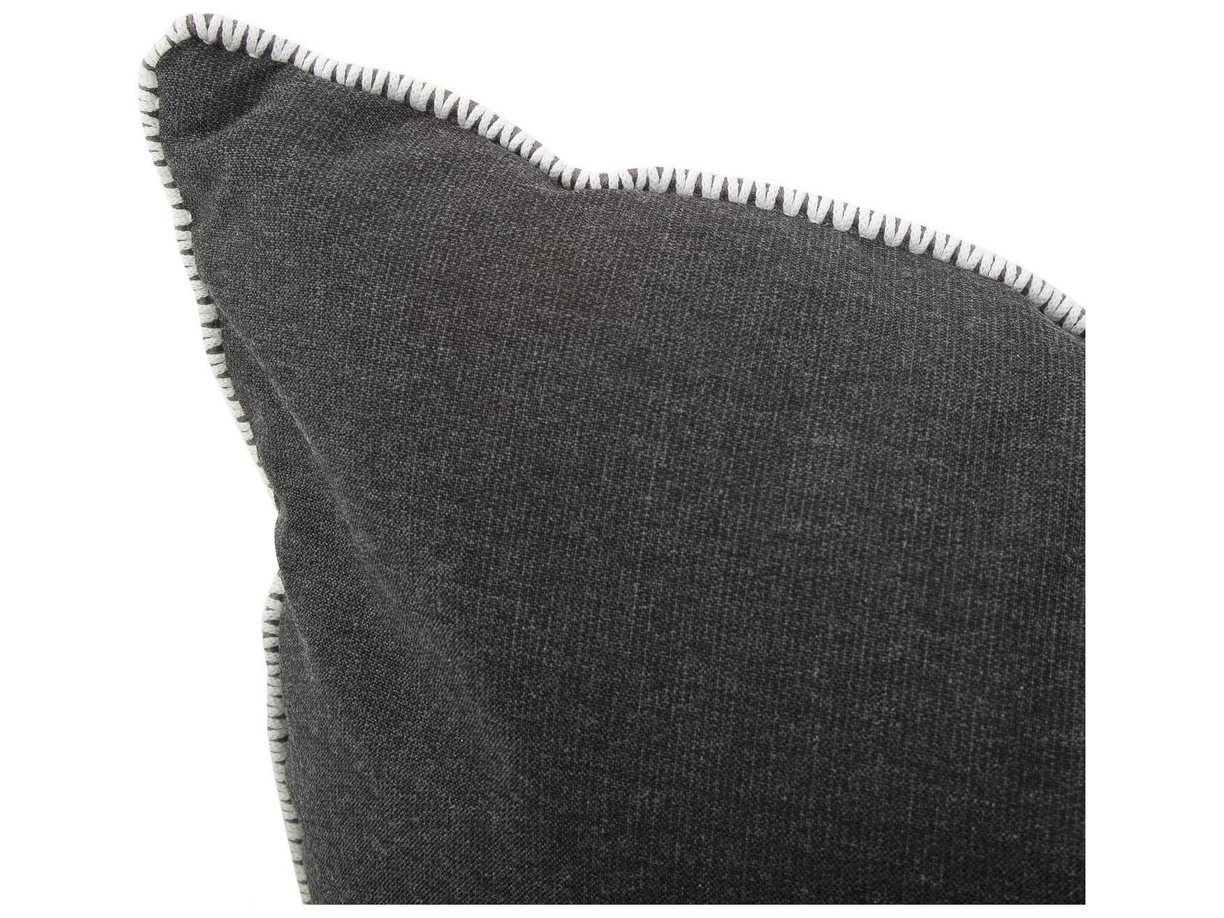 Howard Elliott Outdoor Seascape Charcoal Pillow