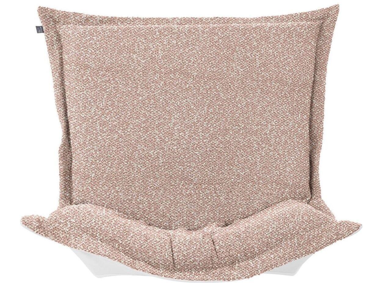 Howard Elliott Outdoor Puff Scroll Alicante Blush Chair Seat & Back Cover and Cushion