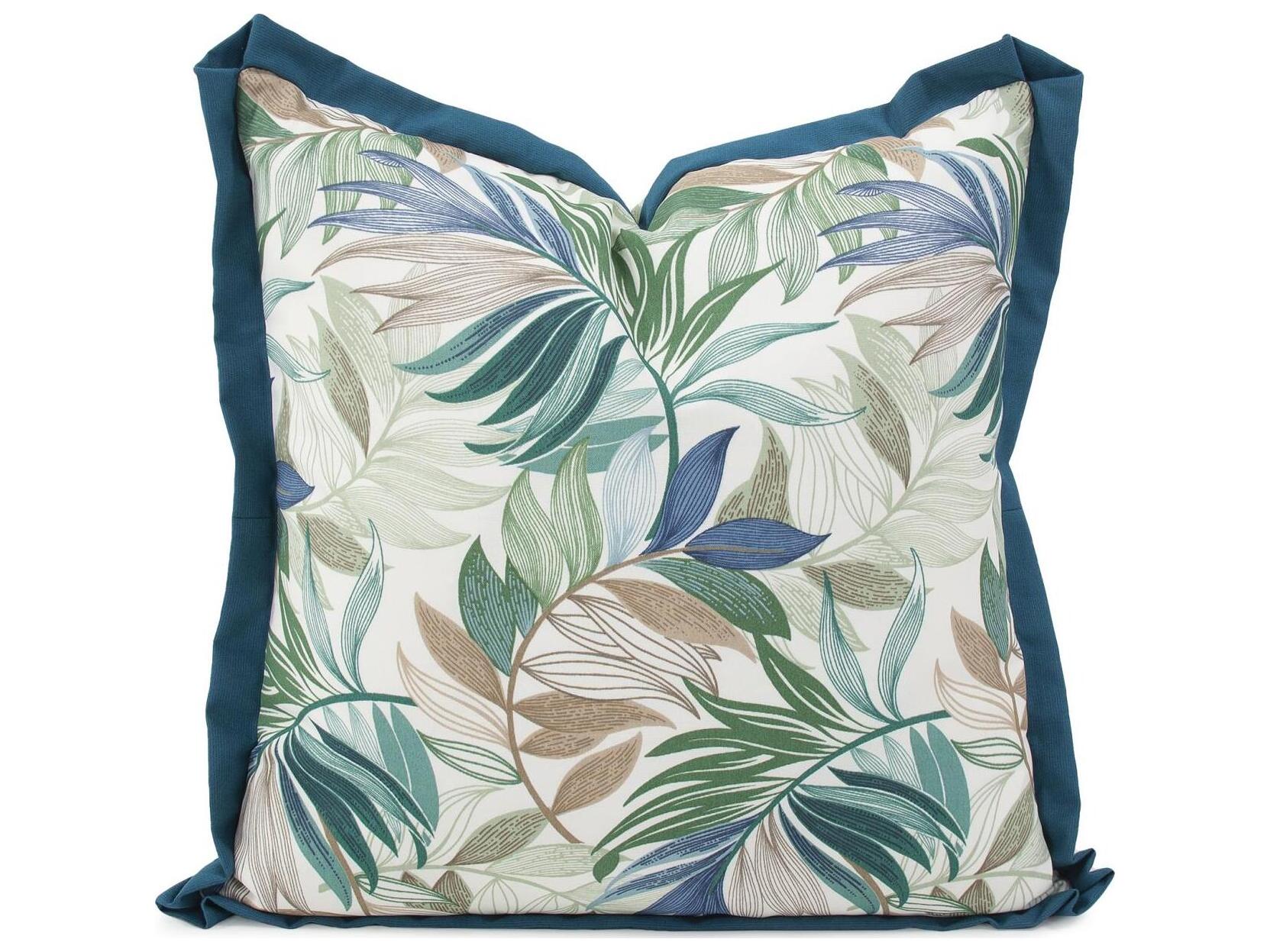 Howard Elliott Outdoor Fern Indigo Pillow