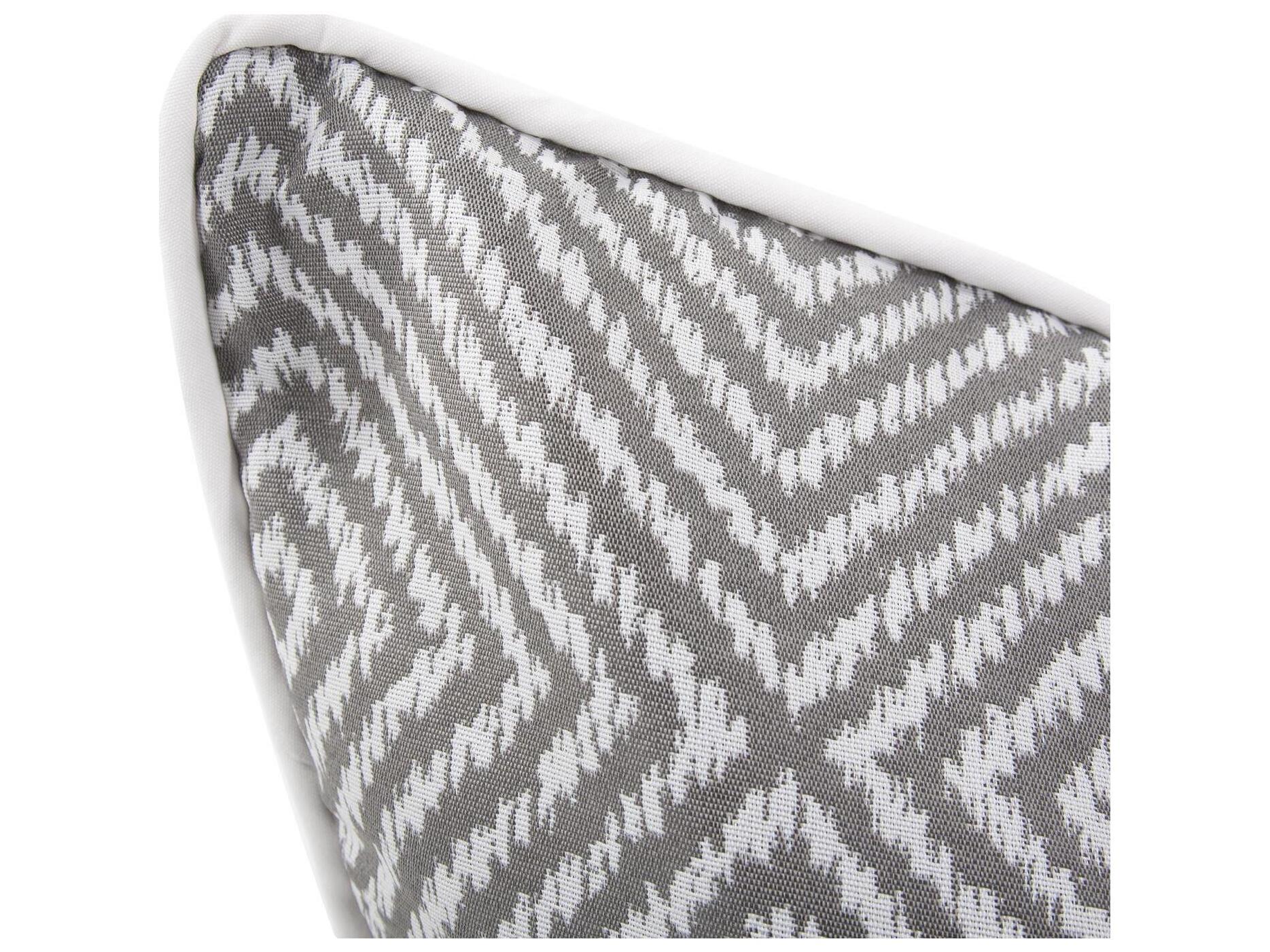 Howard Elliott Outdoor Helm Pewter Pillow