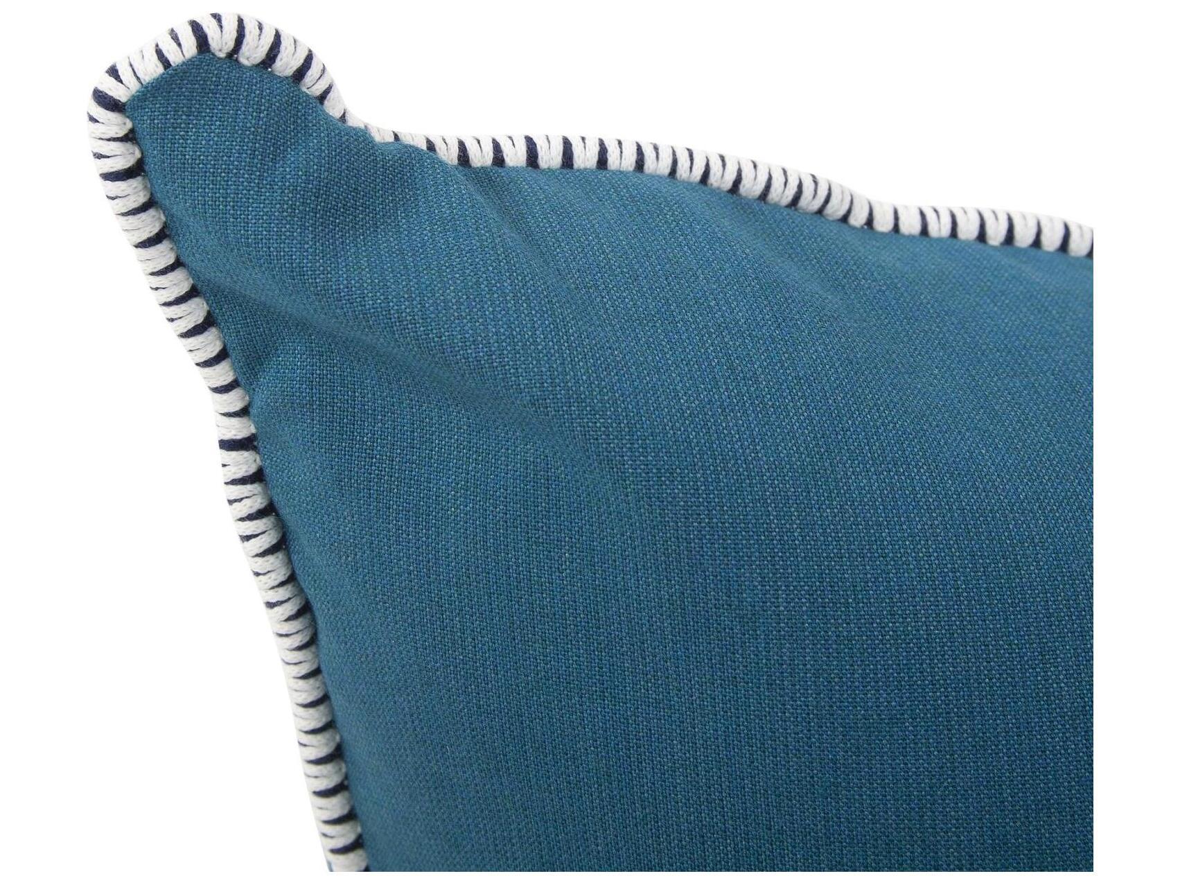 Howard Elliott Outdoor Seascape Turquoise Pillow