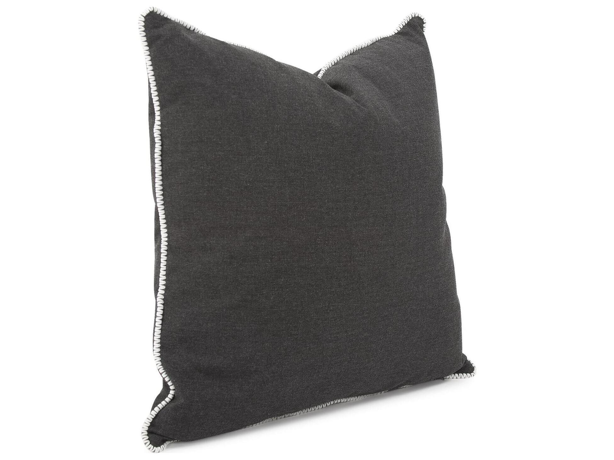 Howard Elliott Outdoor Seascape Charcoal Pillow