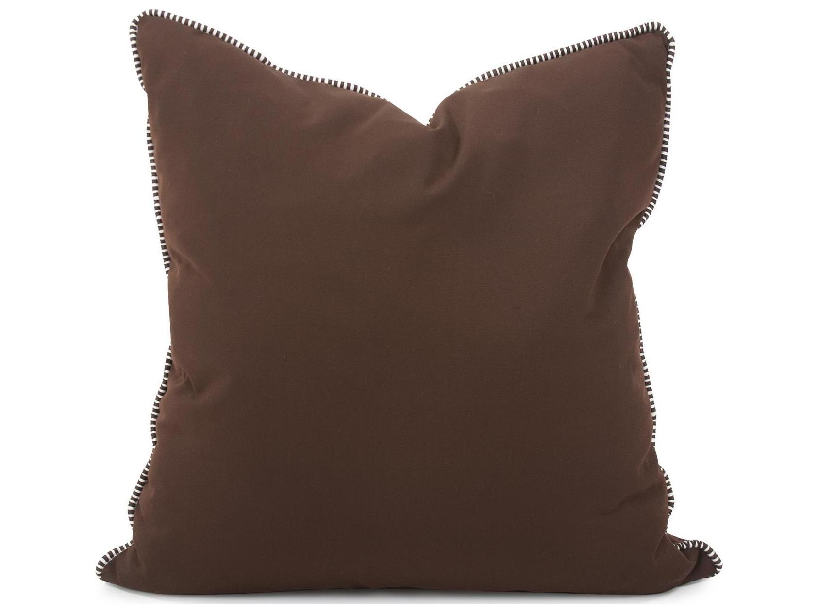Howard Elliott Outdoor Seascape Chocolate Pillow