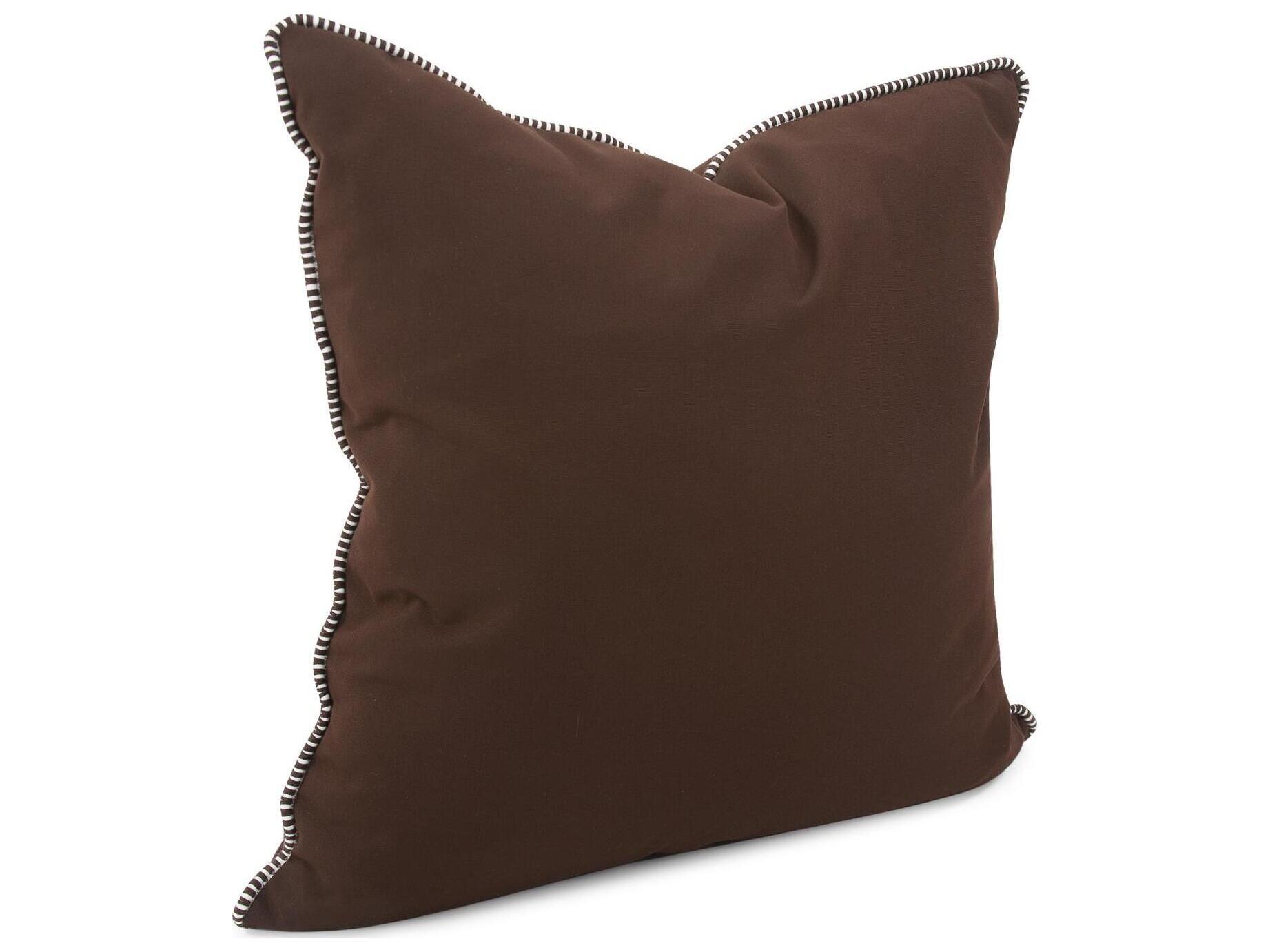 Howard Elliott Outdoor Seascape Chocolate Pillow