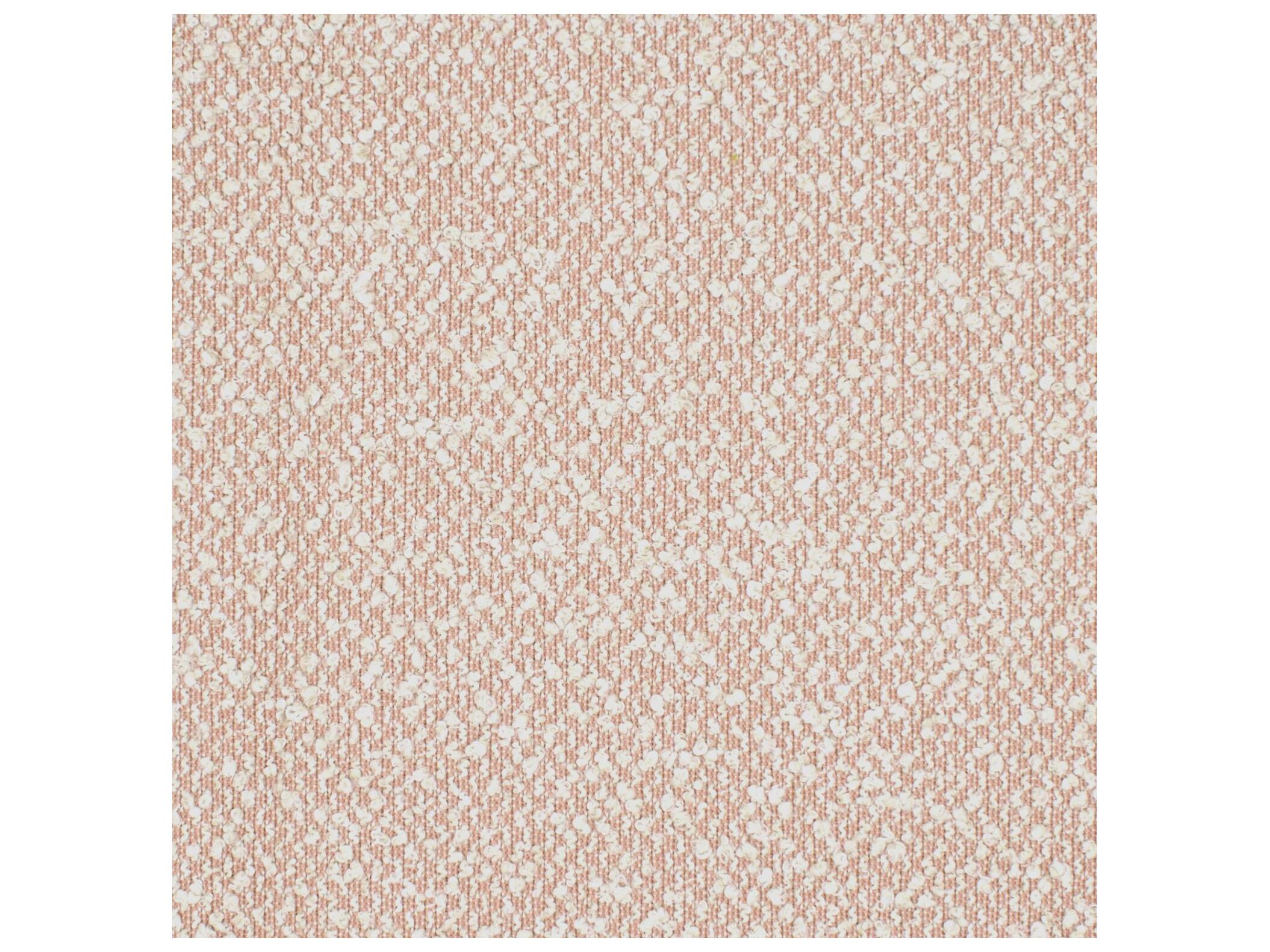 Howard Elliott Outdoor Puff Scroll Alicante Blush Fabric Cushion Ottoman