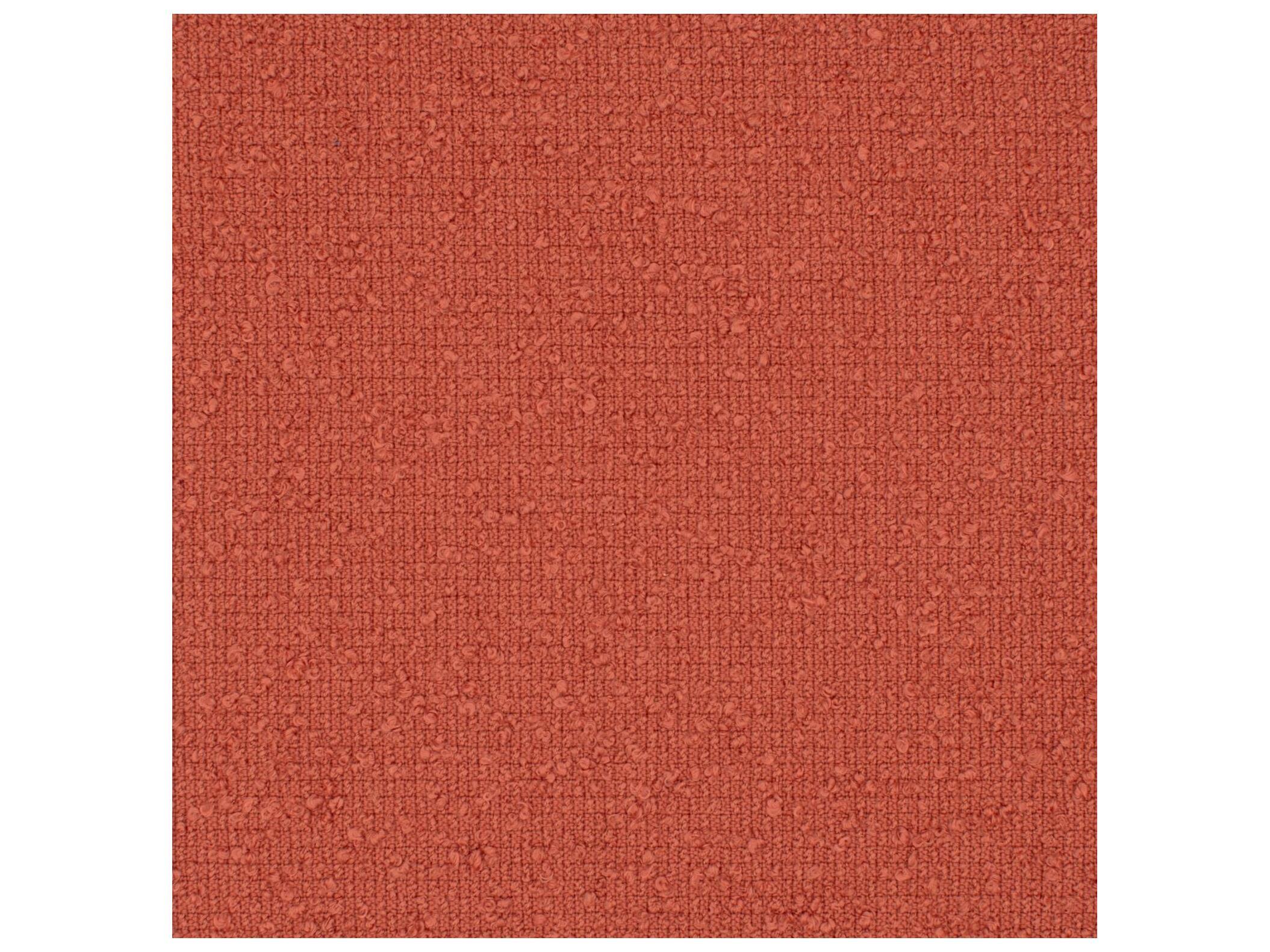 Howard Elliott Outdoor Puff Scroll Alicante Coral Fabric Cushion Ottoman