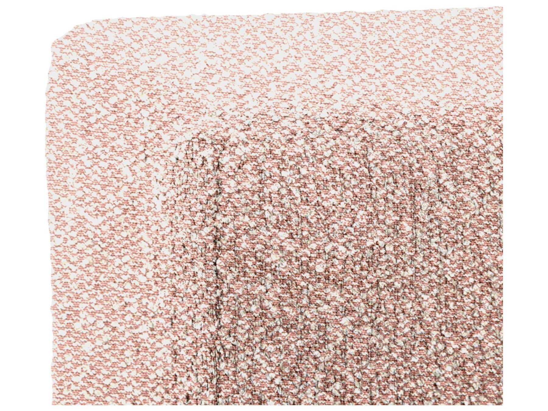 Howard Elliott Outdoor No Tip Alicante Blush Fabric Cushion Ottoman