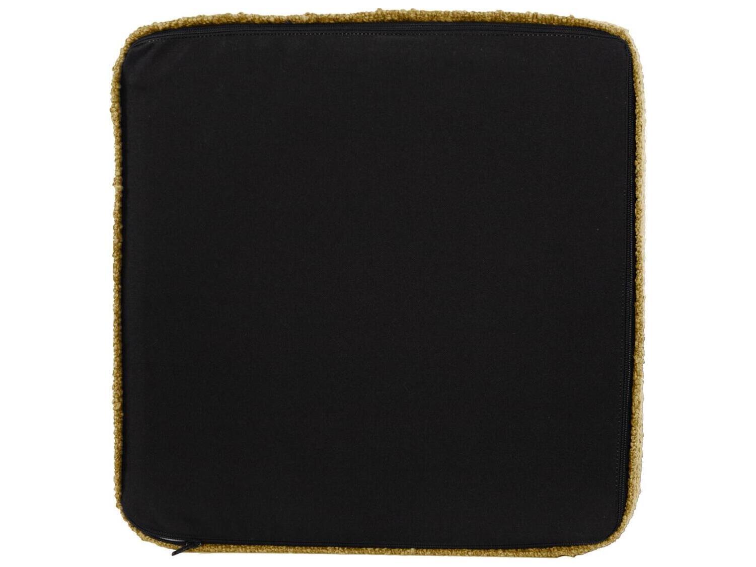 Howard Elliott Outdoor No Tip Alicante Gold Fabric Cushion Ottoman