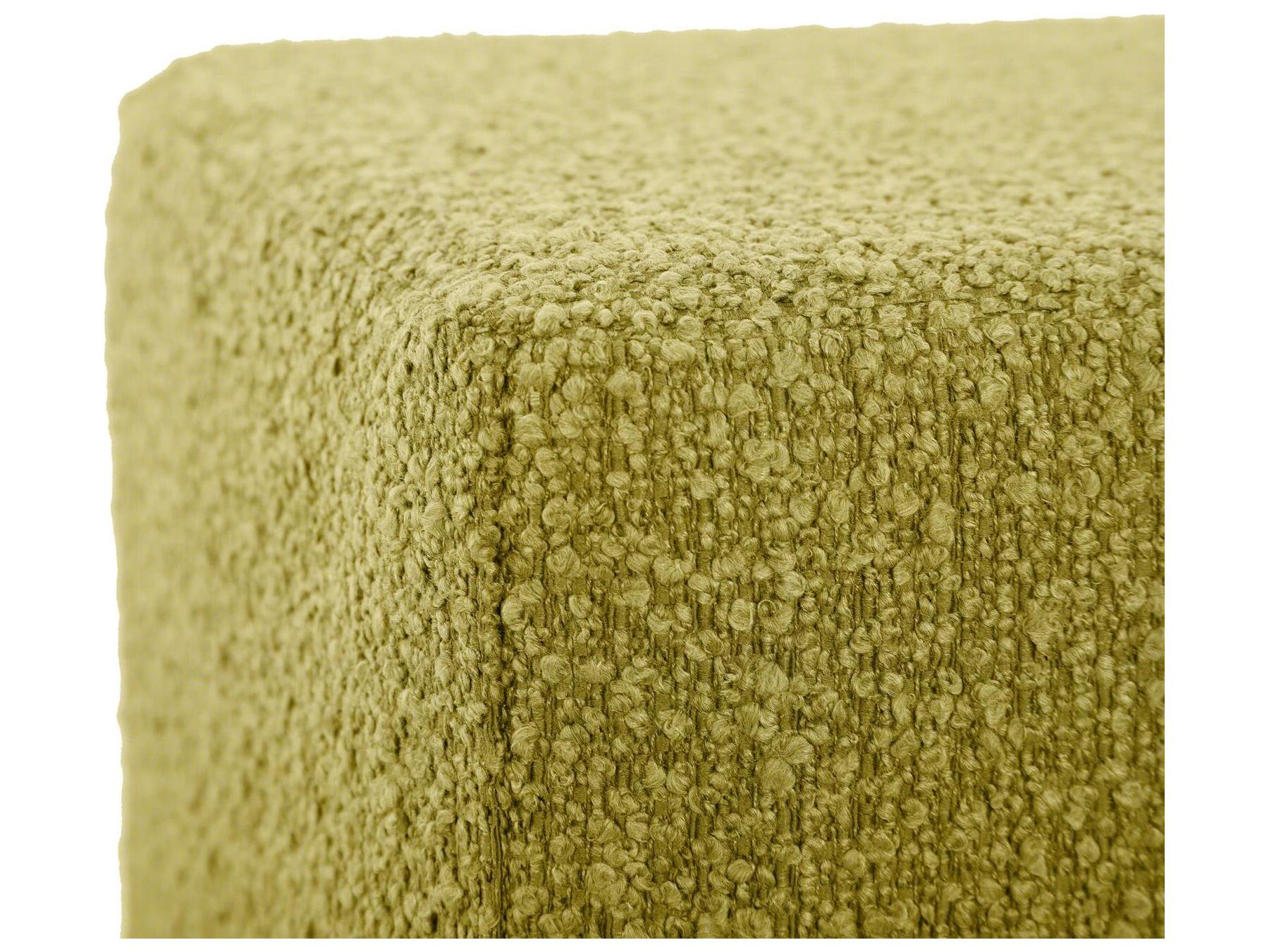 Howard Elliott Outdoor No Tip Alicante Moss Fabric Cushion Ottoman