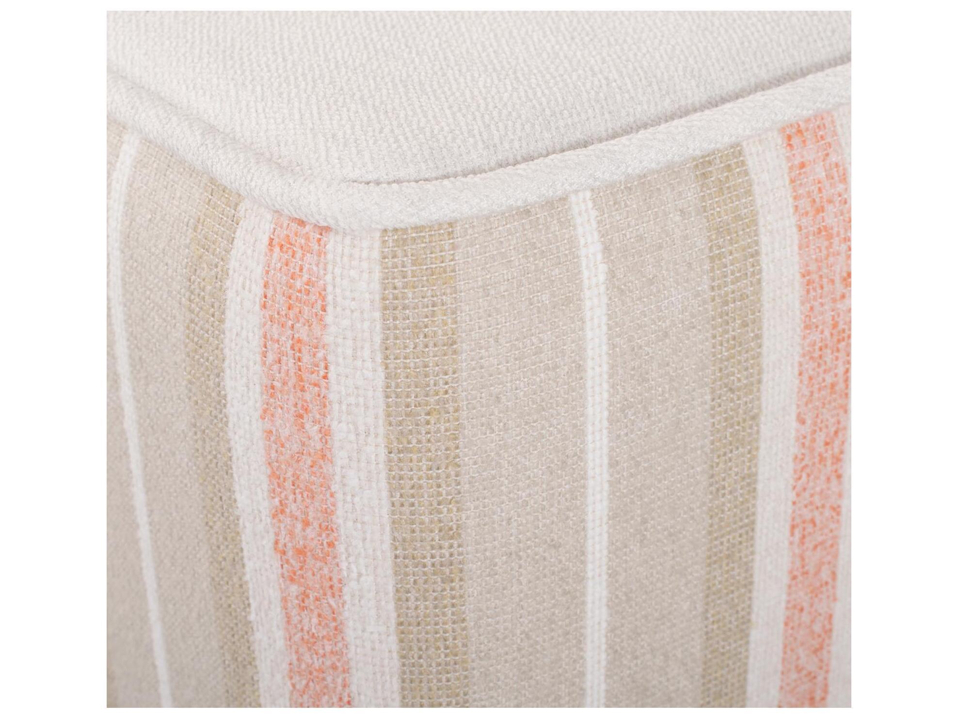 Howard Elliott Outdoor No Tip Dune Terra Fabric Cushion Ottoman