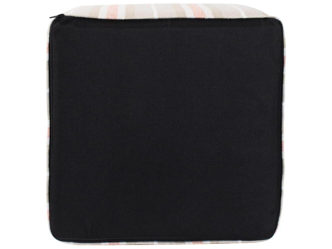 Howard Elliott Outdoor No Tip Dune Terra Fabric Cushion Ottoman