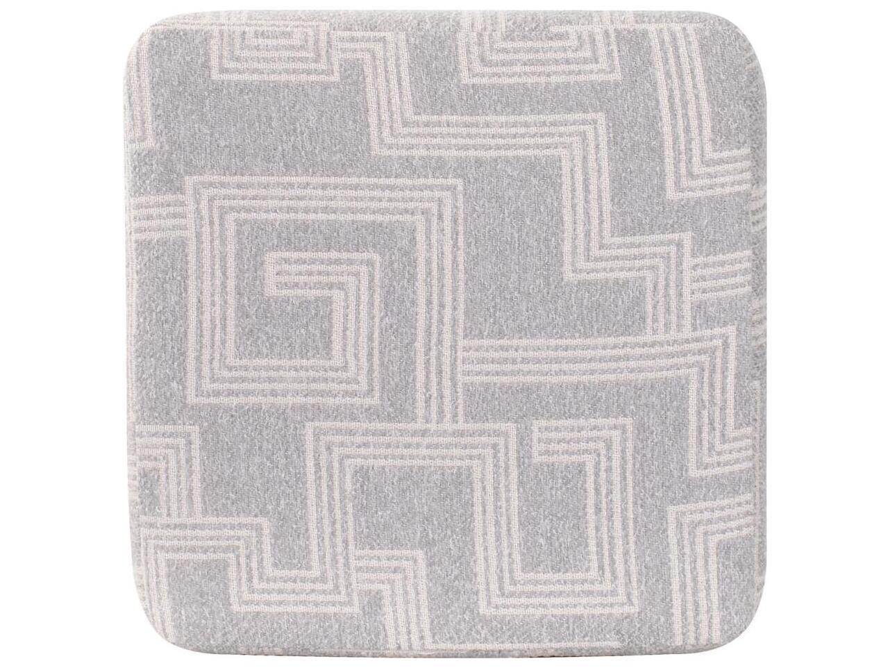 Howard Elliott Outdoor No Tip Syros Fog Fabric Cushion Ottoman