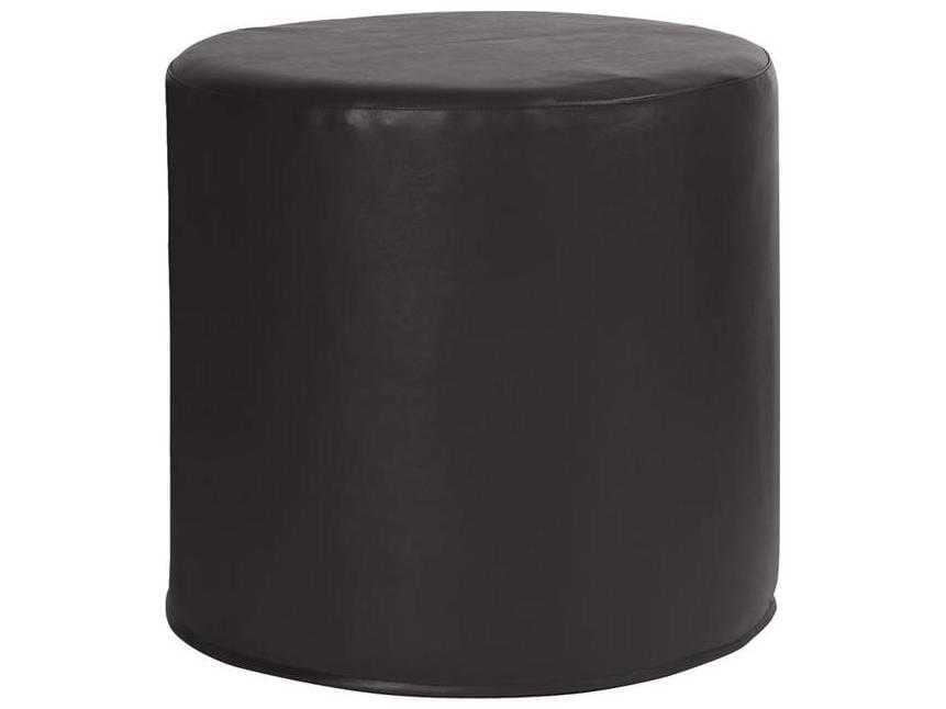 Howard Elliott Outdoor Patio Atlantis White Recycled Plastic Cushion Ottoman