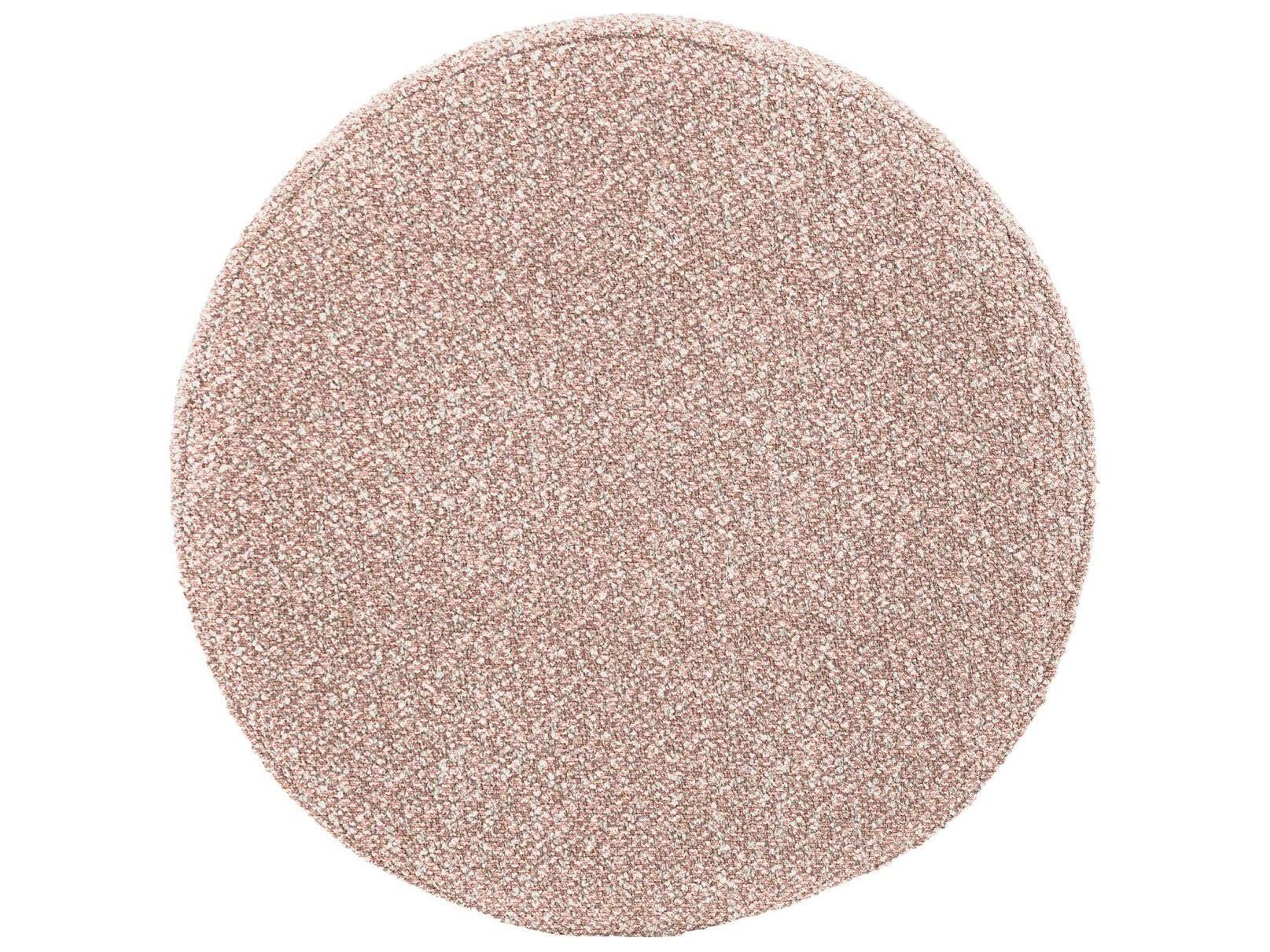 Howard Elliott Outdoor No Tip Alicante Blush Fabric Cushion Ottoman