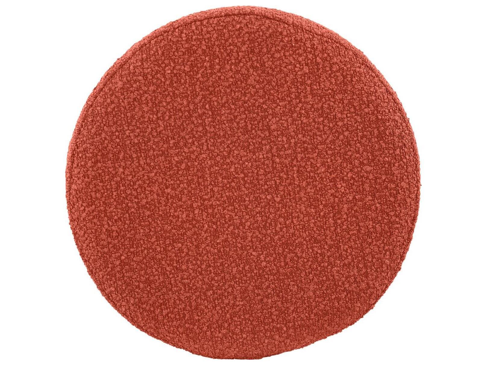 Howard Elliott Outdoor No Tip Alicante Coral Fabric Cushion Ottoman