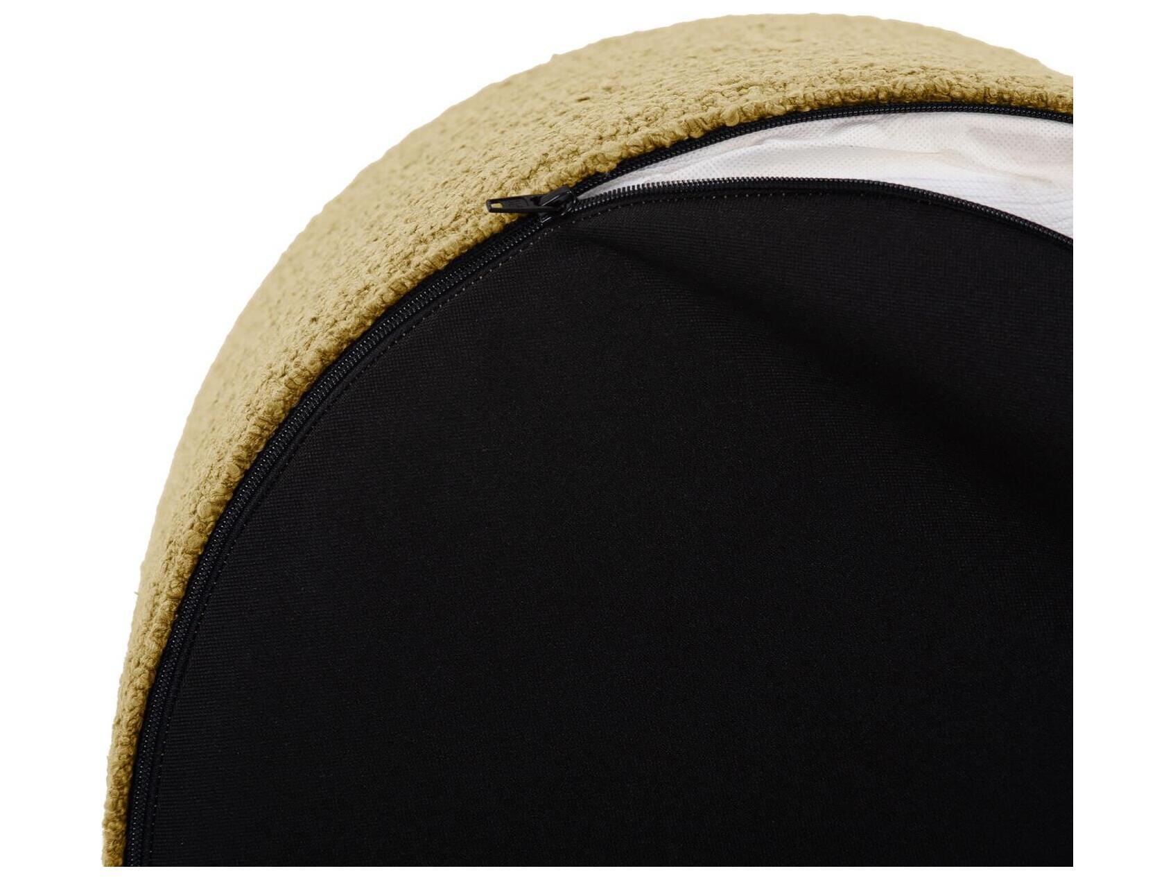 Howard Elliott Outdoor No Tip Alicante Gold Fabric Cushion Ottoman