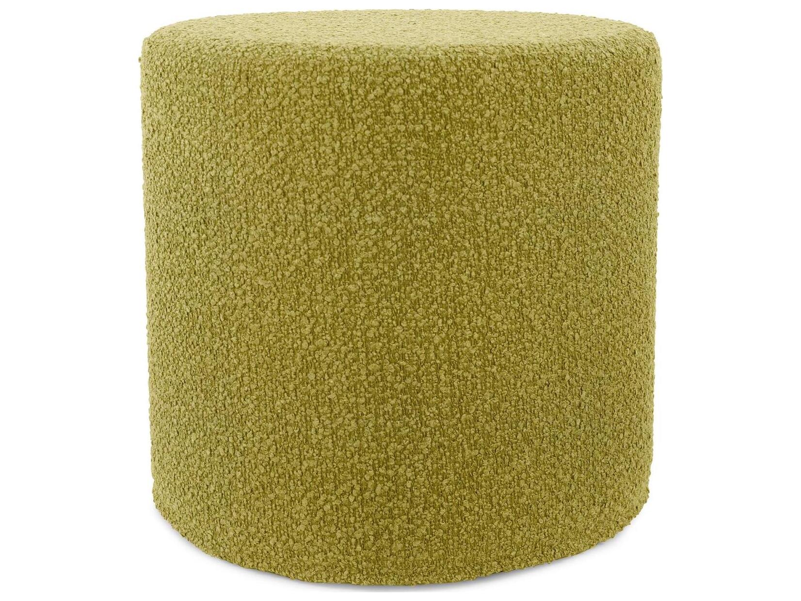 Howard Elliott Outdoor No Tip Alicante Moss Fabric Cushion Ottoman