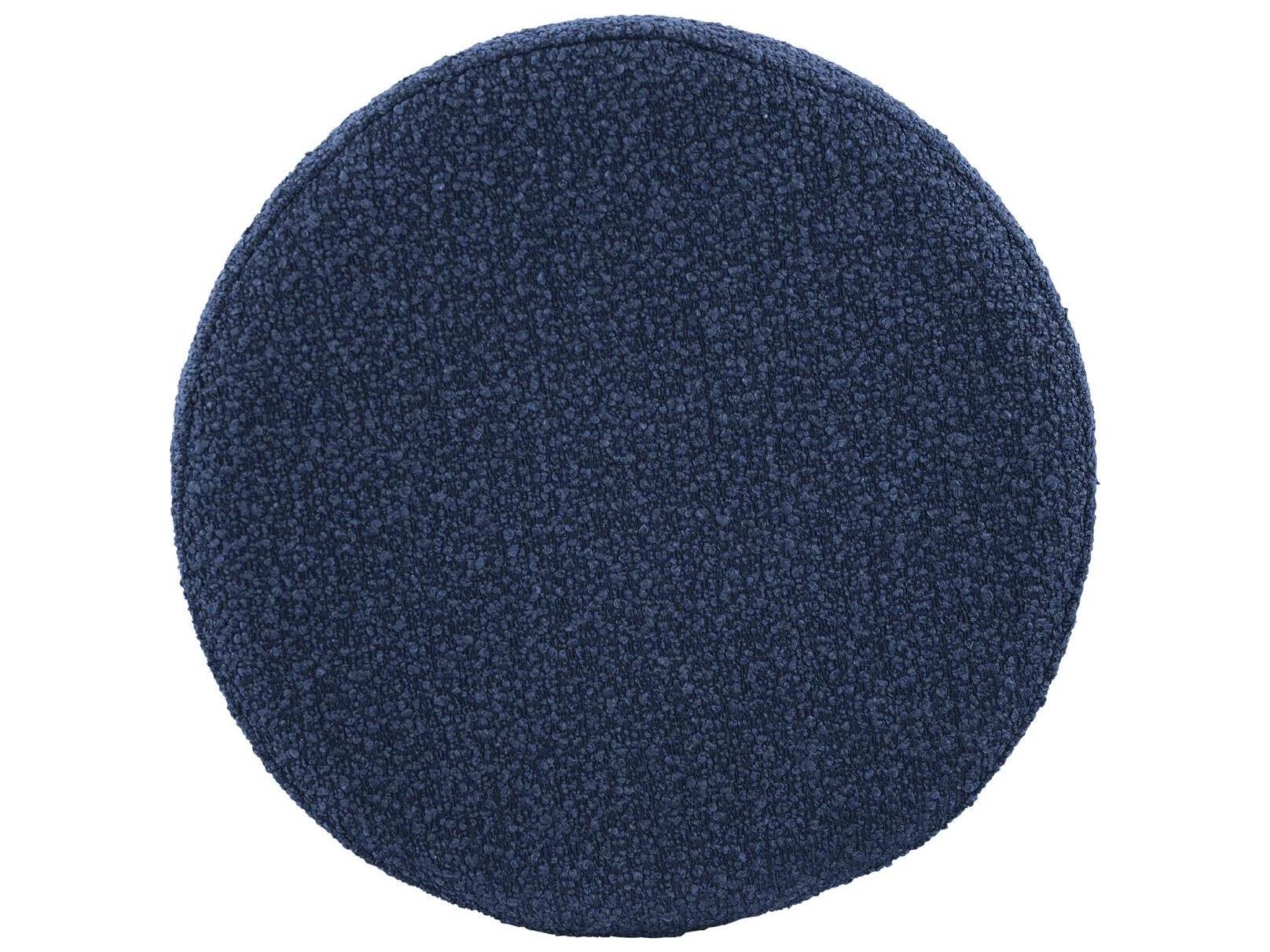 Howard Elliott Outdoor No Tip Alicante Indigo Fabric Cushion Ottoman