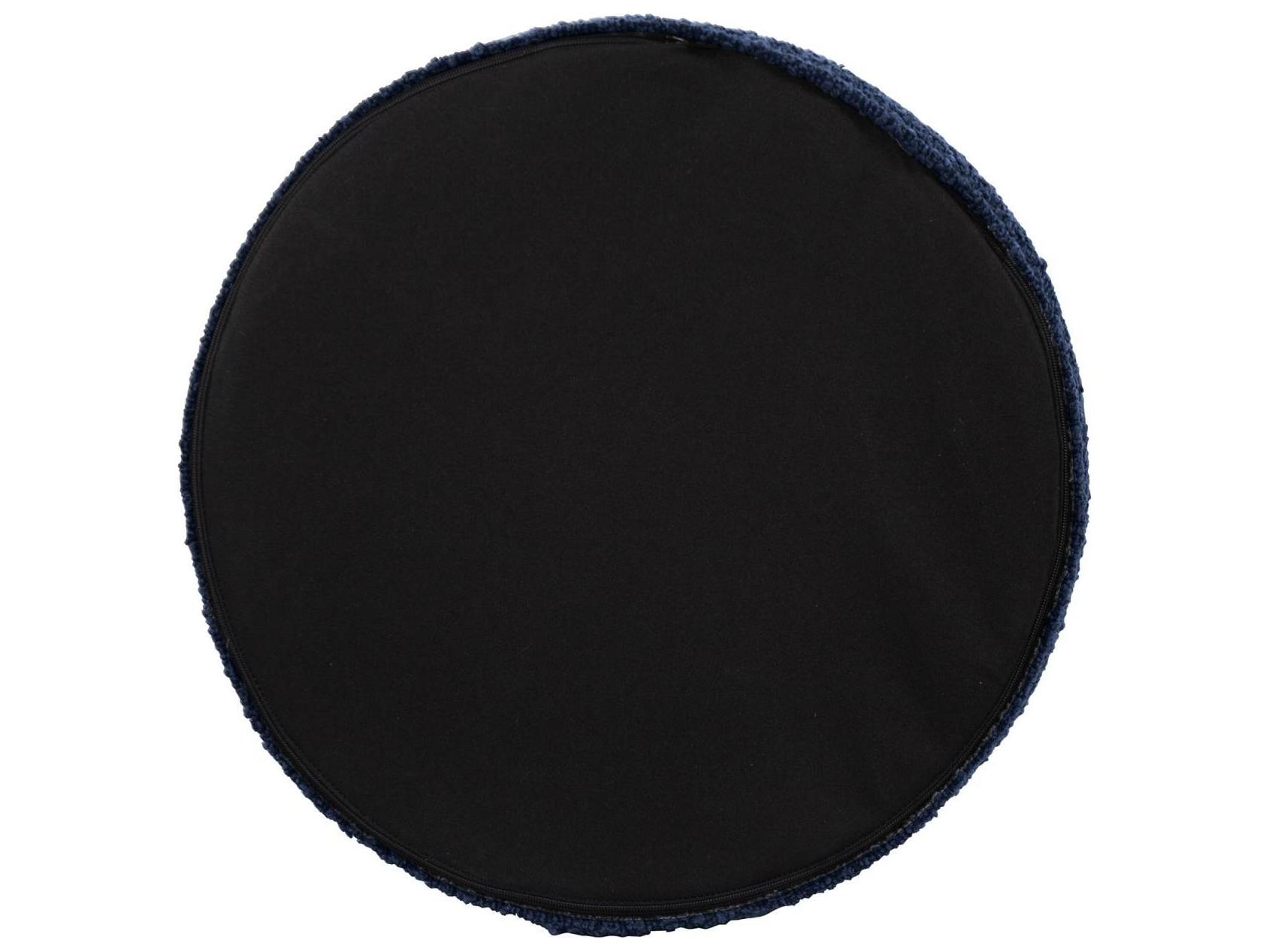 Howard Elliott Outdoor No Tip Alicante Indigo Fabric Cushion Ottoman