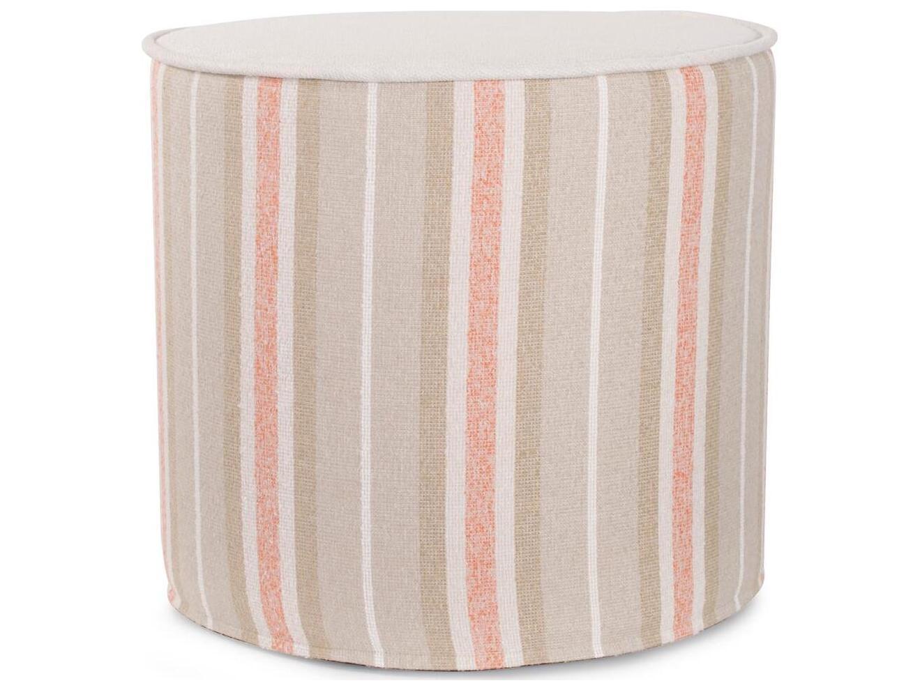 Howard Elliott Outdoor No Tip Dune Terra Fabric Cushion Ottoman