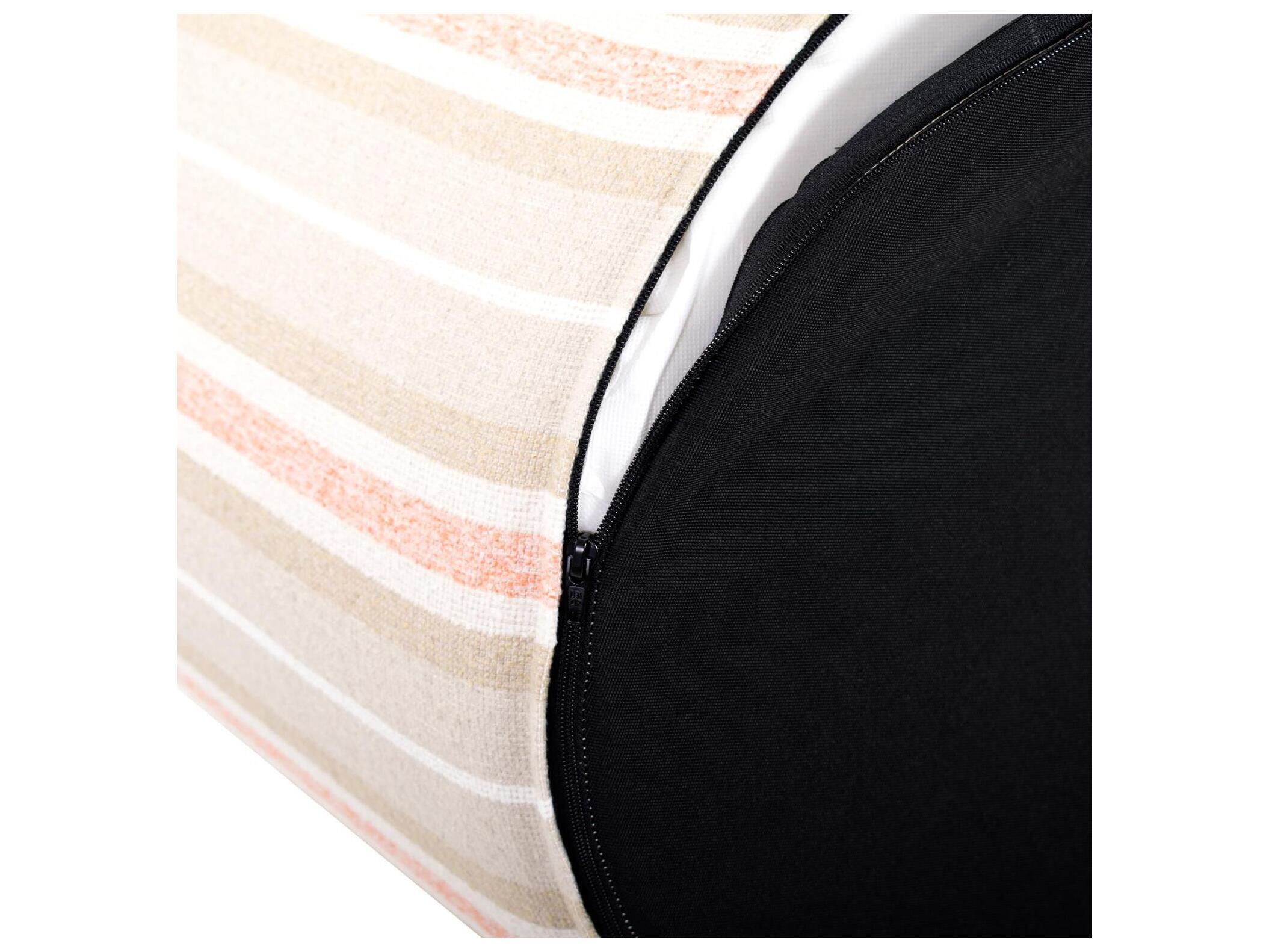 Howard Elliott Outdoor No Tip Dune Terra Fabric Cushion Ottoman